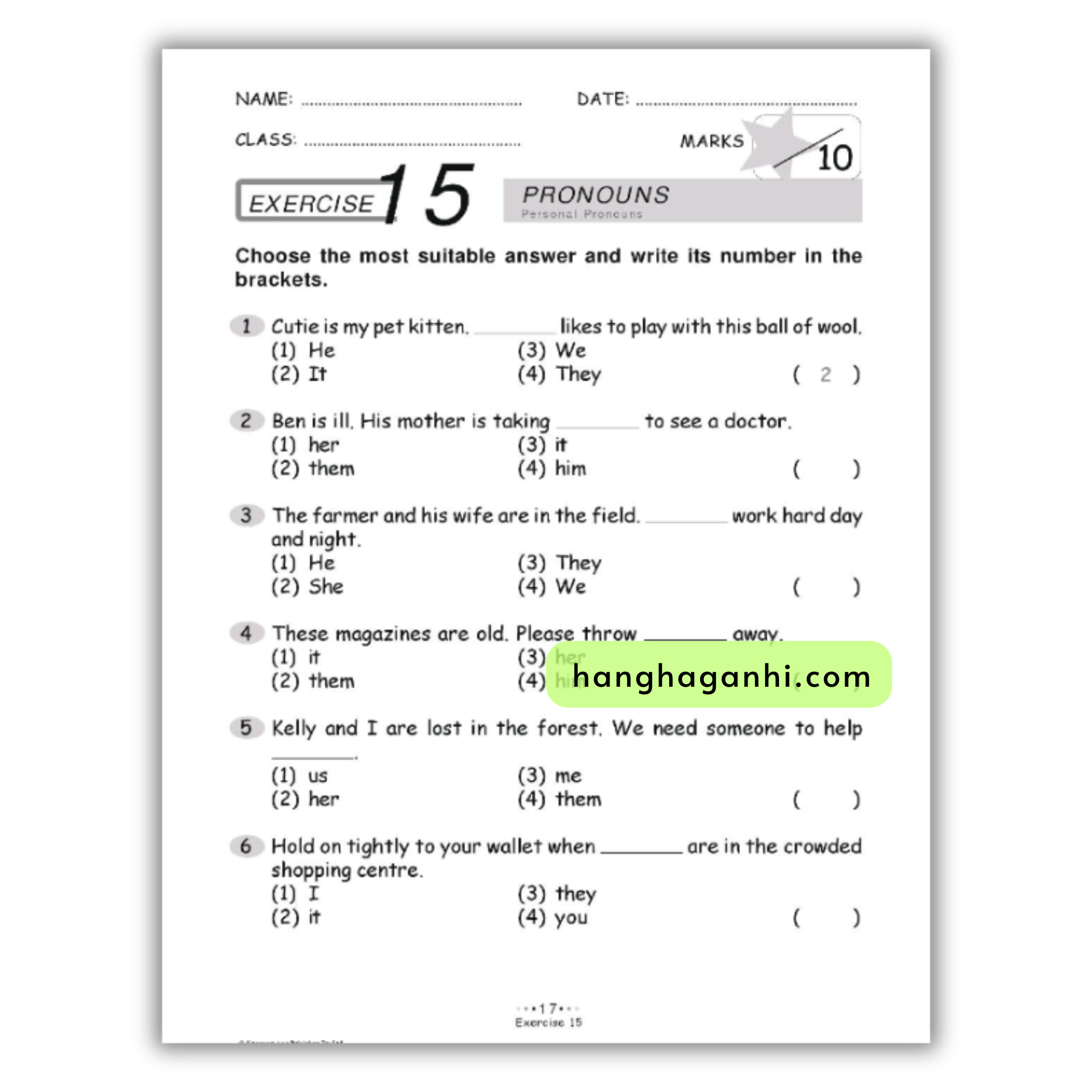 Conquer Grammar for Primary Level 1 Workbook_thumbnail_8