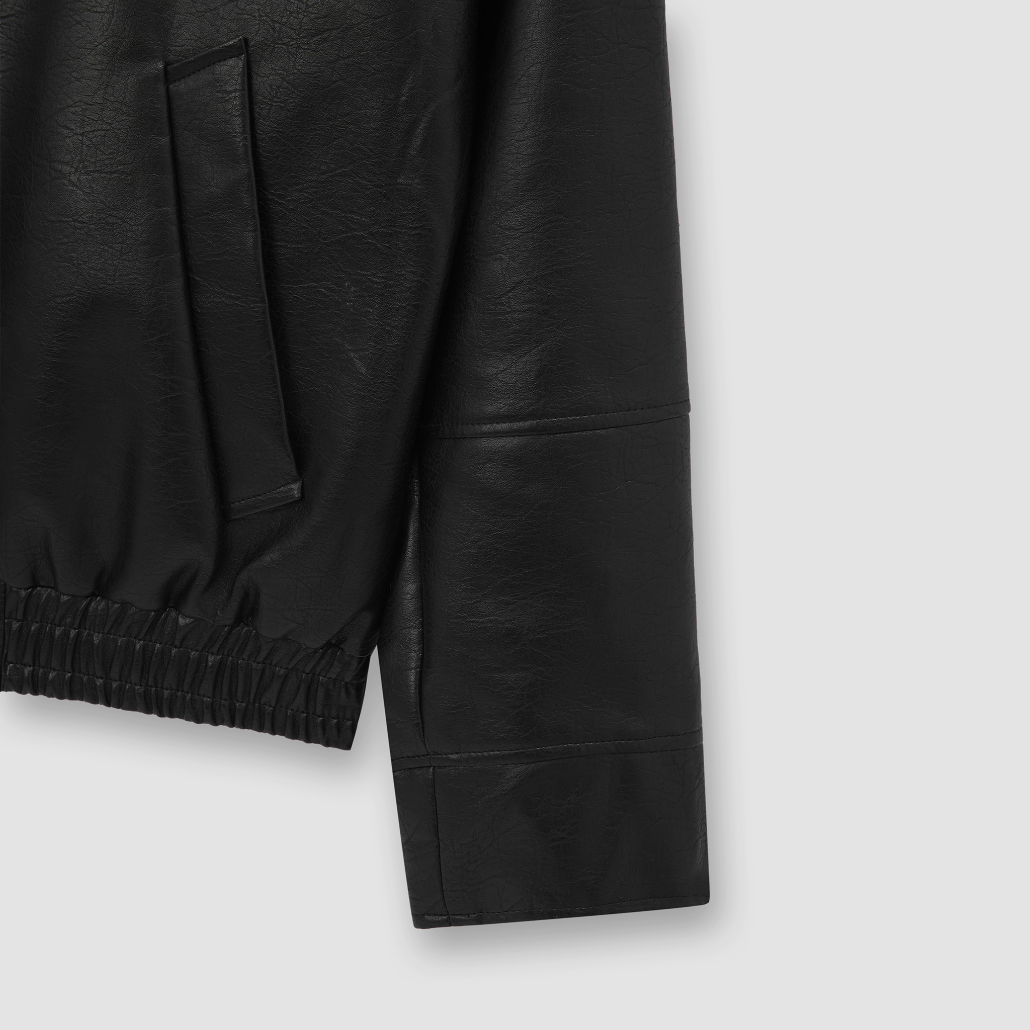 Áo khoác da cạp chun v2