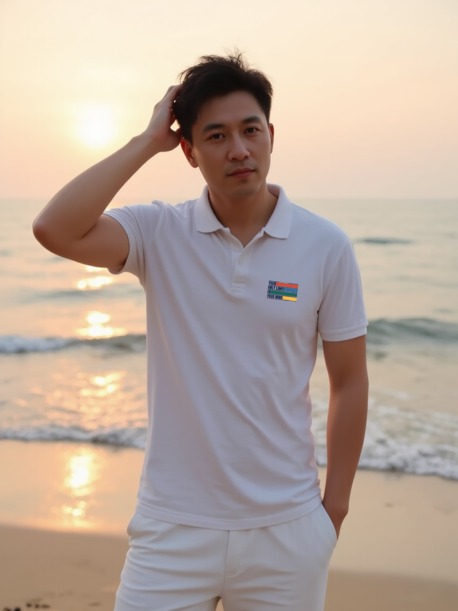 Áo polo nam cao cấp form vừa 2051 Miucho Iconic cổ trụ vải cá sấu polyester thoáng mát in mix_thumbnail_3