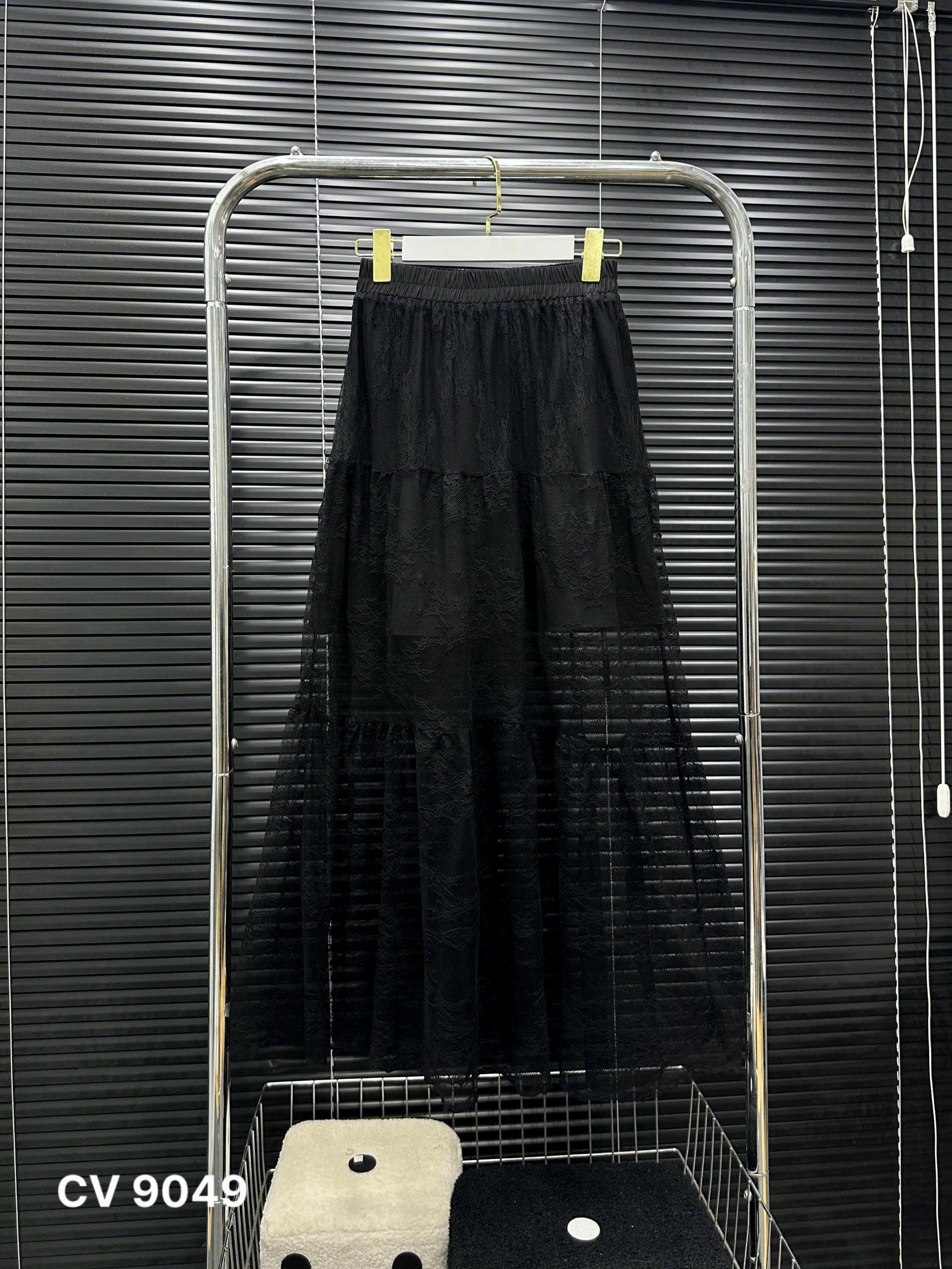 Chân váy ren 2 lớp bigsize CV9049 dành cho nàng béo mập từ 55-90kg