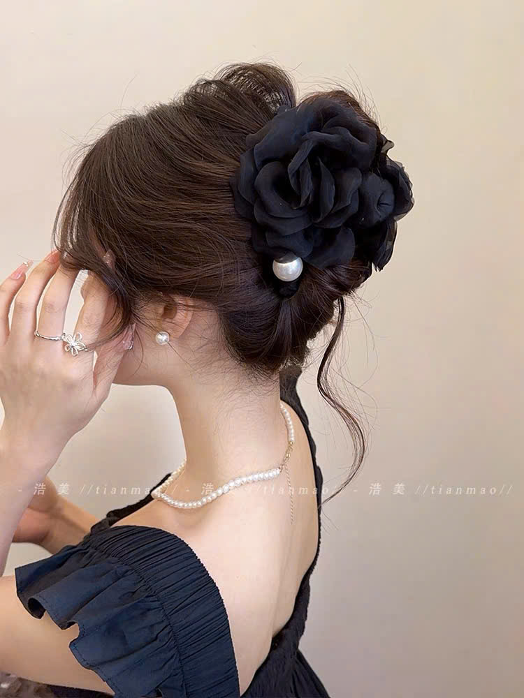 Set 2 kẹp tóc hoa phối ngọc ( NGẪU NHIÊN )_thumbnail_3