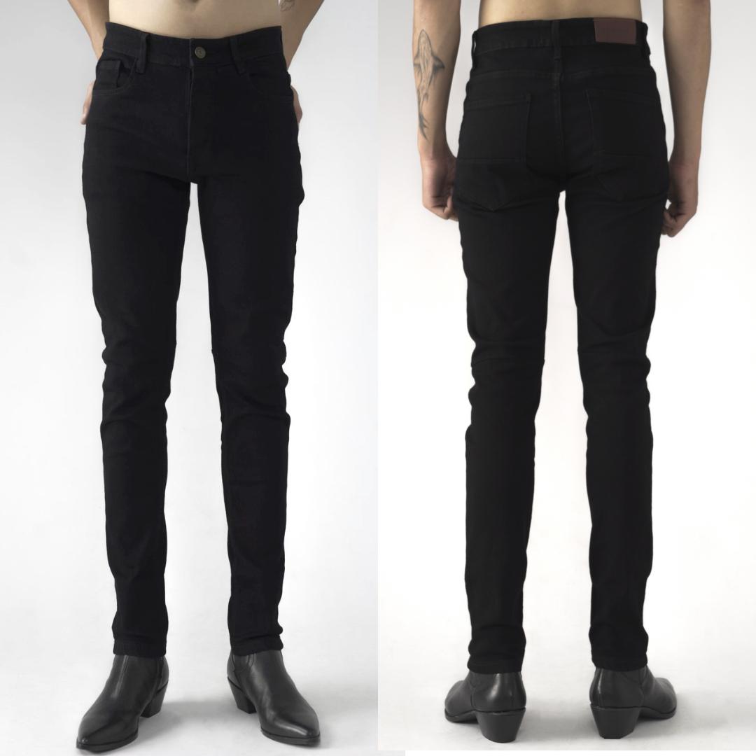 Quần Skinny Jeans đen trơn, Nhập khẩu chính hãng | Black Skinny Jeans_thumbnail_5