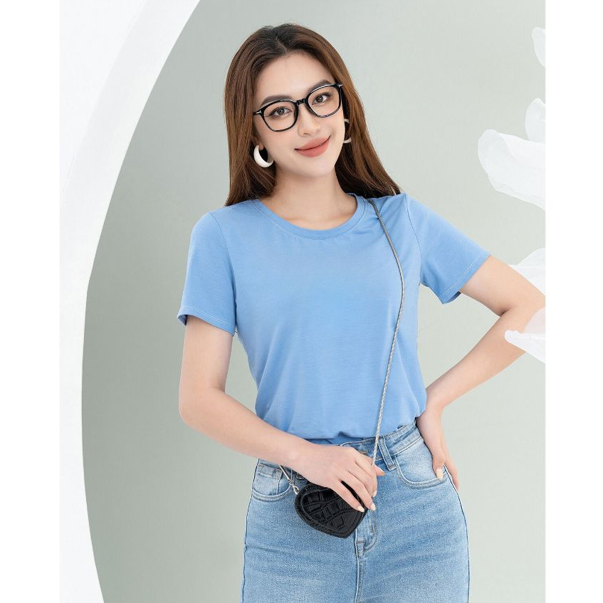 Áo phông nữ trơn form vừa_thumbnail_12