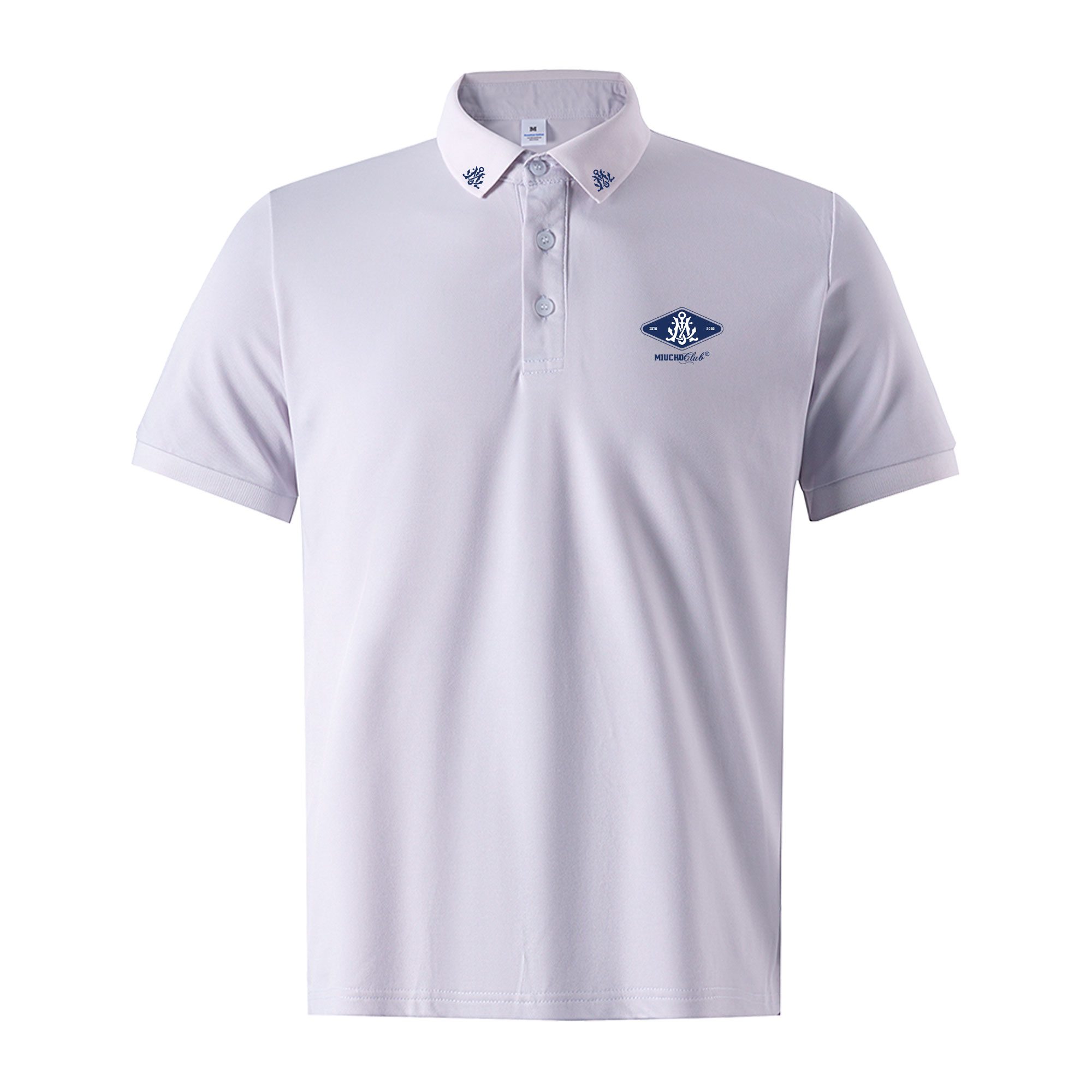 Áo polo nam form vừa 1882 Miucho Iconic vải cá sấu đứng form thoáng mát in basic_thumbnail_11