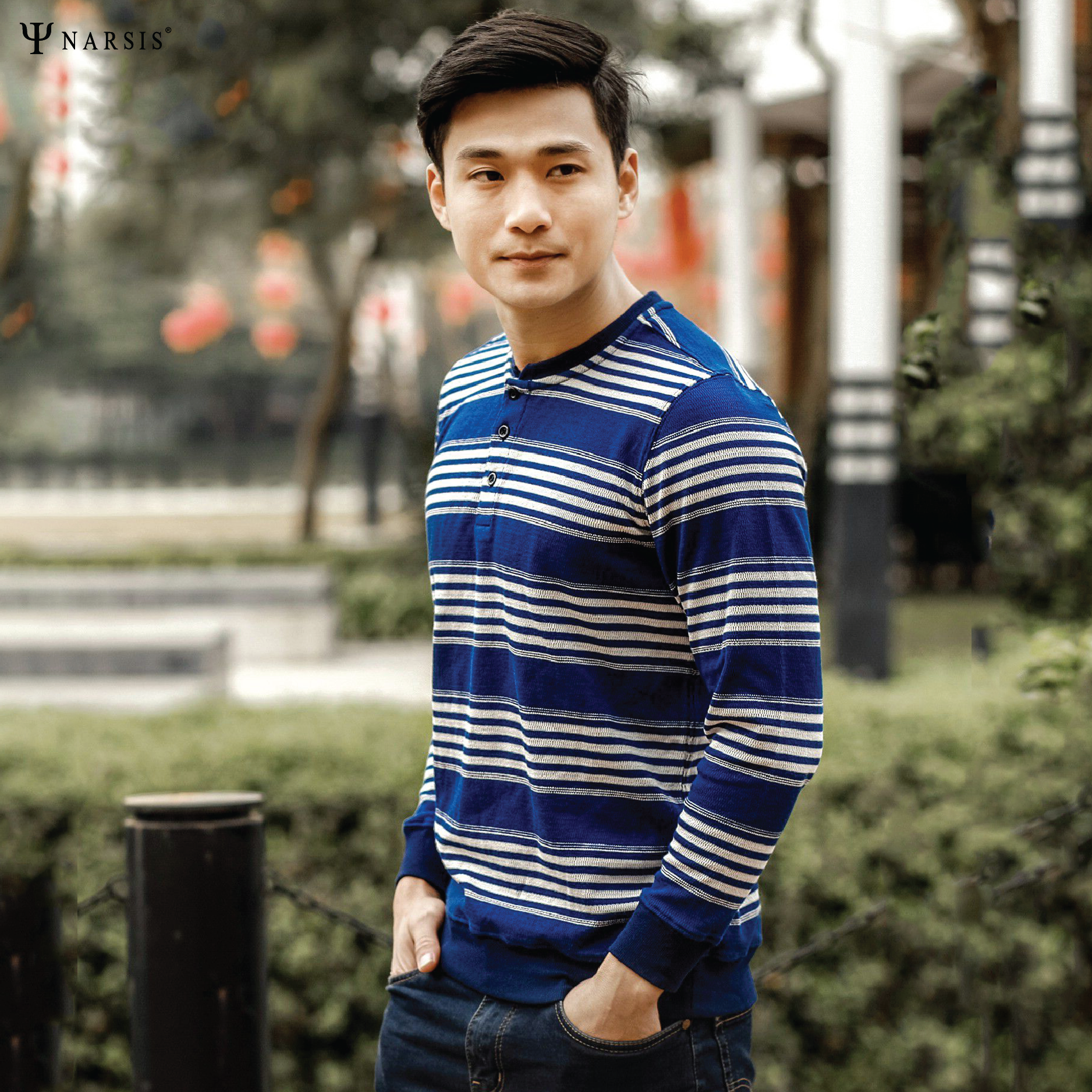 ÁO NAM THU ĐÔNG NARSIS D7050 NARSIS CHẤT LIỆU THOÁNG MÁT, DỄ CHỊU, THOẢI MÁI CẢ NGÀY, DỄ VẬN ĐỘNG_thumbnail_1