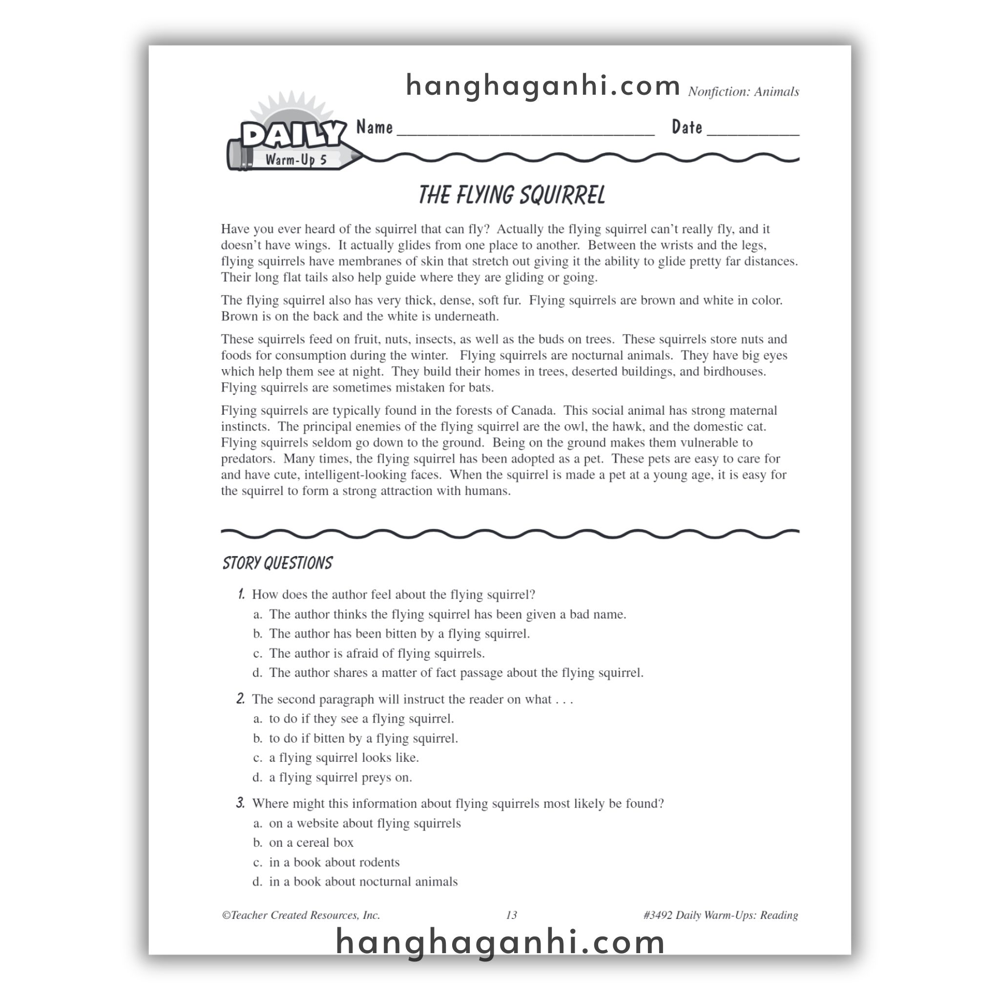 Sách Daily Warm Ups Reading Grade 6_thumbnail_14