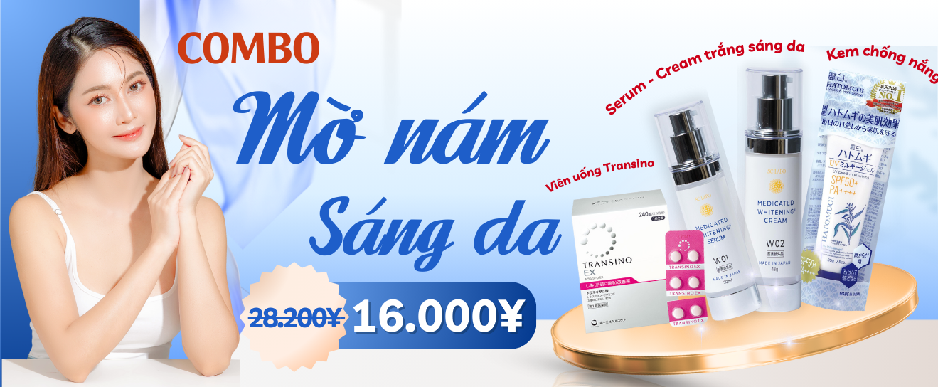 Combo trị nám, sáng da