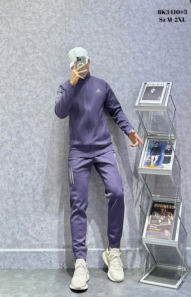 Set Adidas Tracksuit Sọc Phản Quang