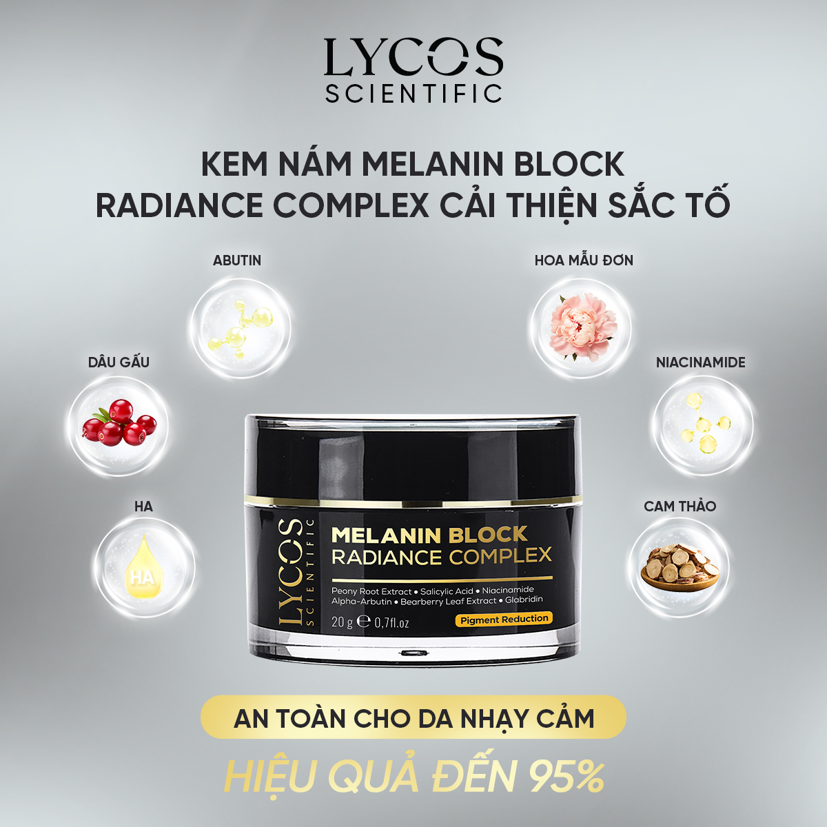 Combo Cải Thiện Nám Lycos – Peel Da AHA BHA + Kem Nám Đêm – Làm Đều Màu, Hỗ Trợ Làm Mờ Thâm Nám_thumbnail_7