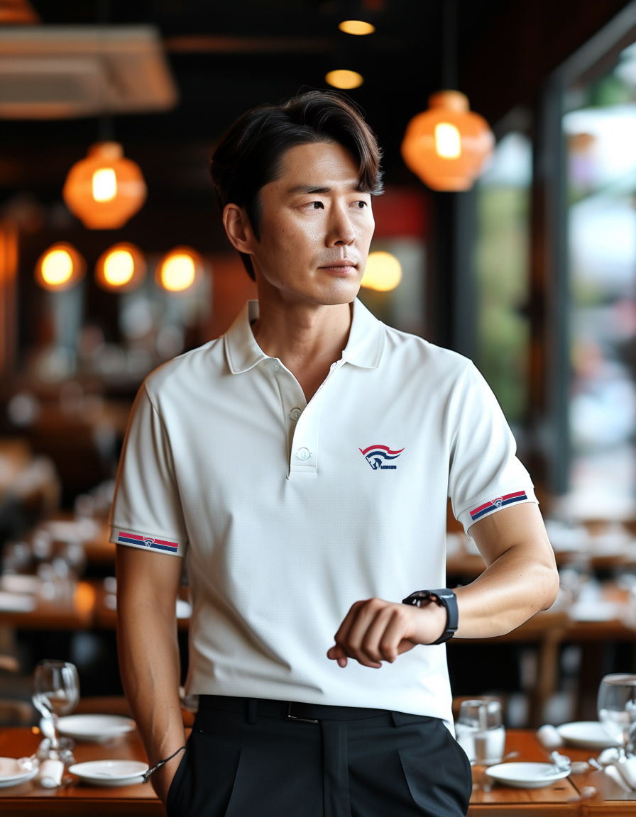 Áo polo nam form vừa 1865 Miucho Iconic vải cá sấu đứng form thoáng mát in basic_thumbnail_3