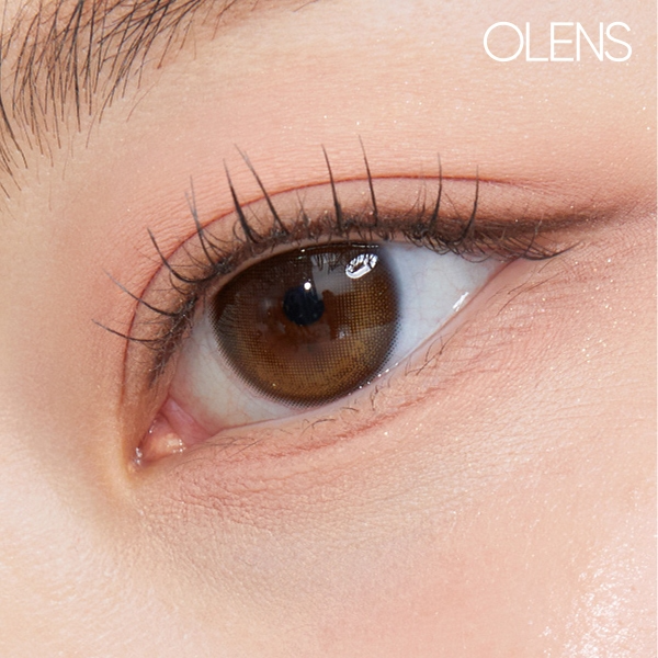 OLENS Official Glowy Natural Latte Brown 1Month 2P Contact Lens_thumbnail_0