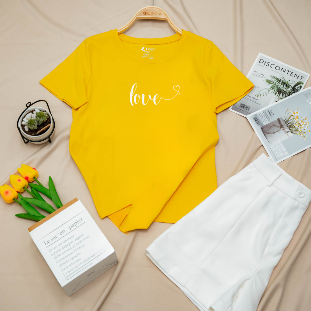 [Form Vừa] Áo phông nữ form vừa in hình - Áo phông nữ Loza G0291_thumbnail_2