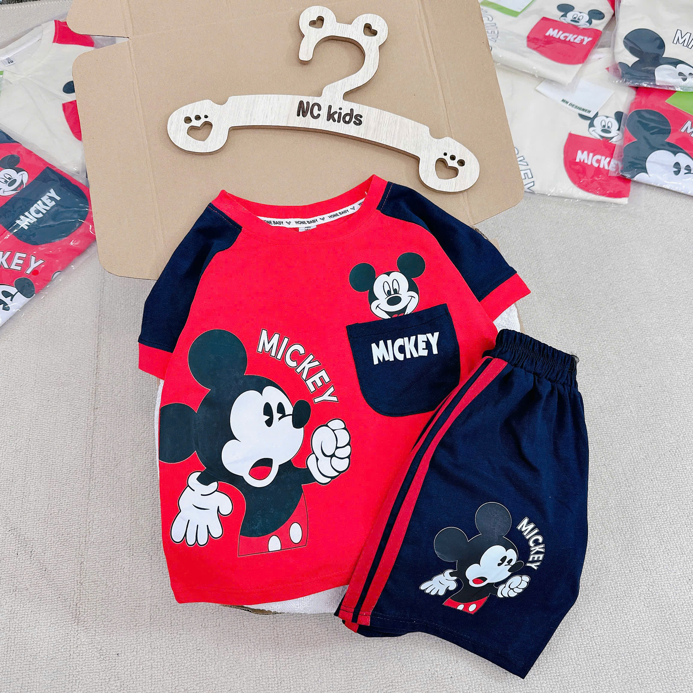 T63 BỘ CỘC MICKEY DƠ NẮM ĐẤM PHỐI TÚI- A117.1552