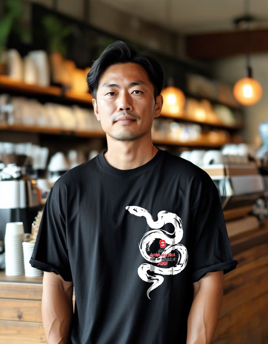 Áo phông tết form rộng cổ tròn vải cotton 4c co giãn thoáng mát 1826 Miucho Iconic in artwork_thumbnail_6