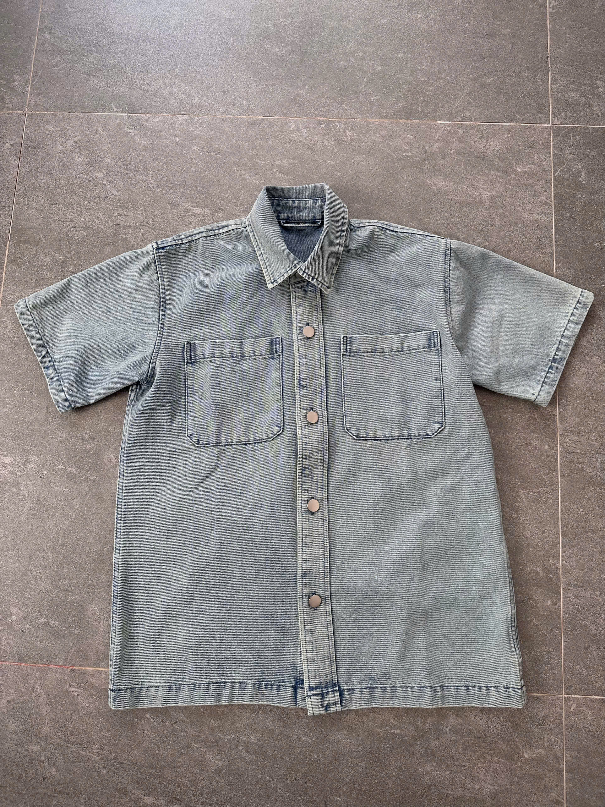 Short Sleeve Denim Shirt