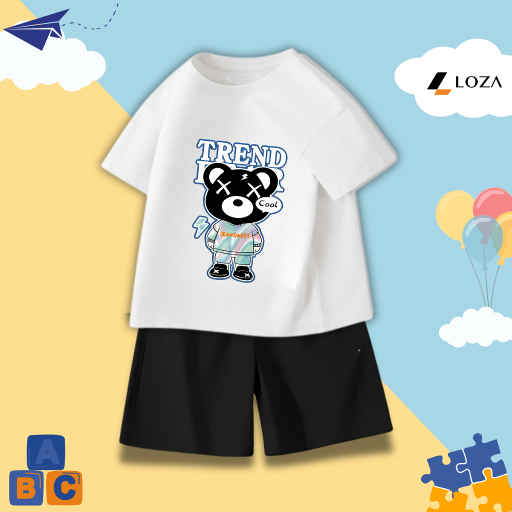 Bộ đồ bé trai in hình Gấu Trend - Loza SB294_thumbnail_7
