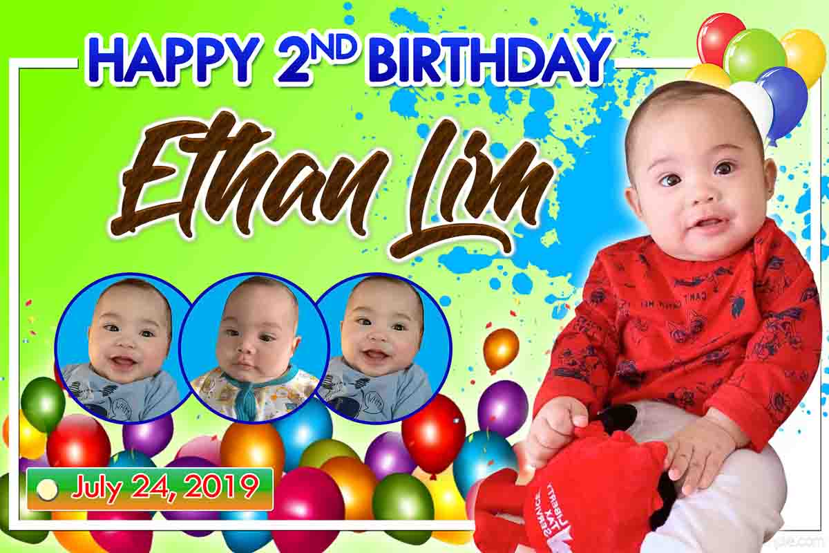 Green Boy Theme Birthday Tarp_thumbnail_1