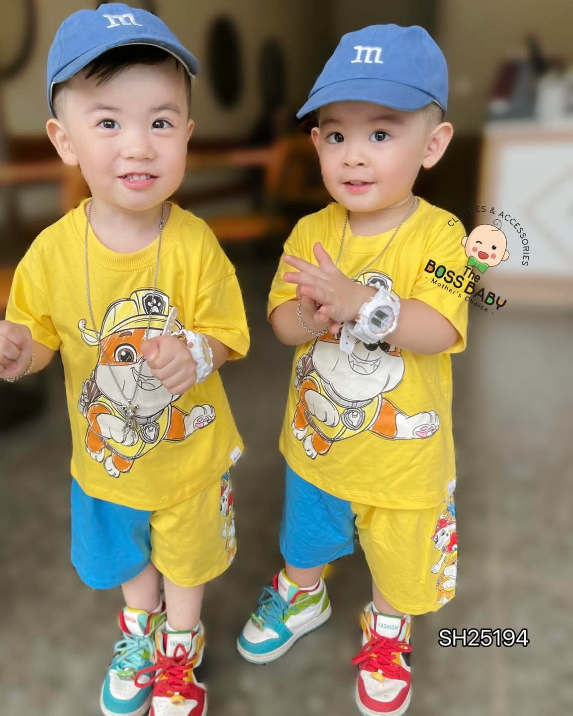 Set bộ cotton vàng phối chó cứu hộ_thumbnail_1