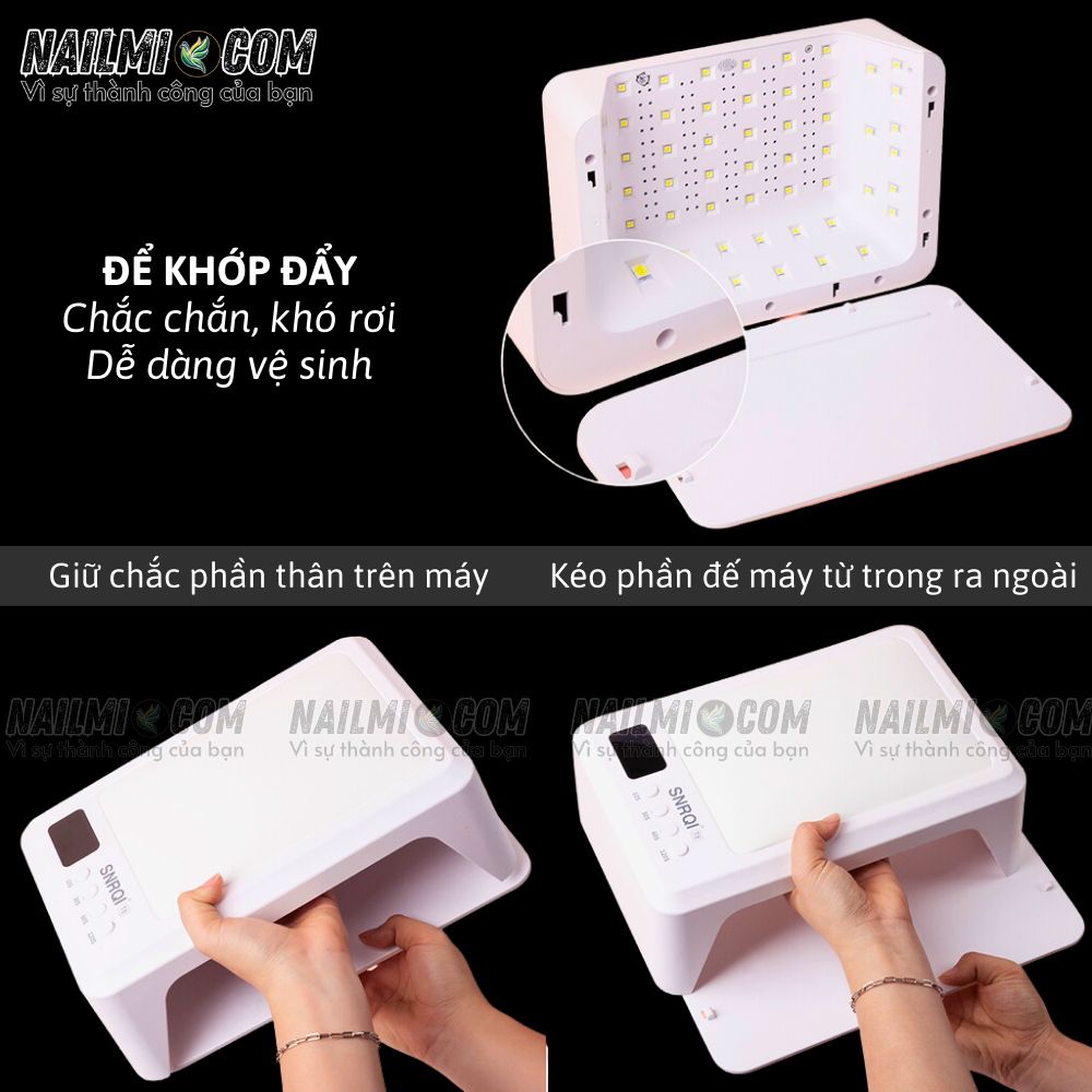 Máy hơ gel - Không tích điện- 72w - SNRQI T8_thumbnail_2