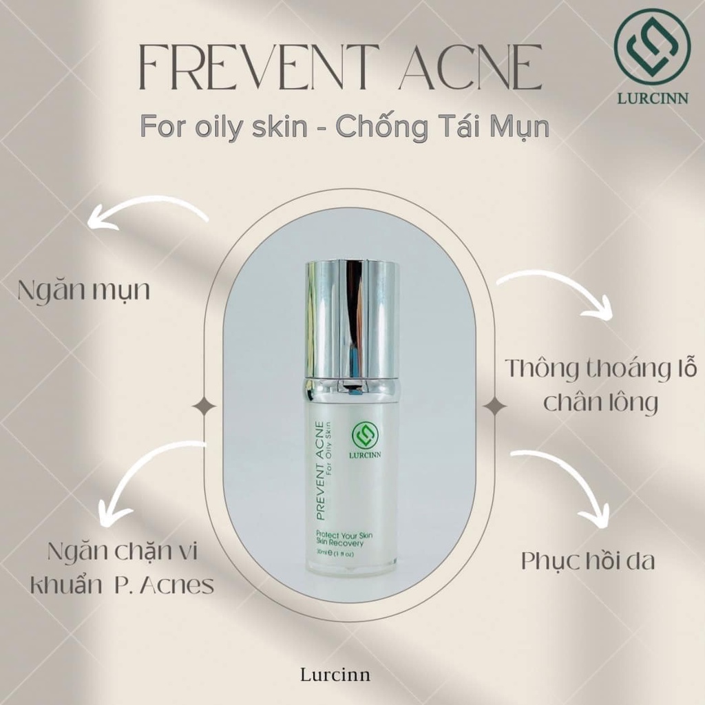 Serum Chống Tái Mụn Luricnn Prevent Acne For Oily Skin 30g