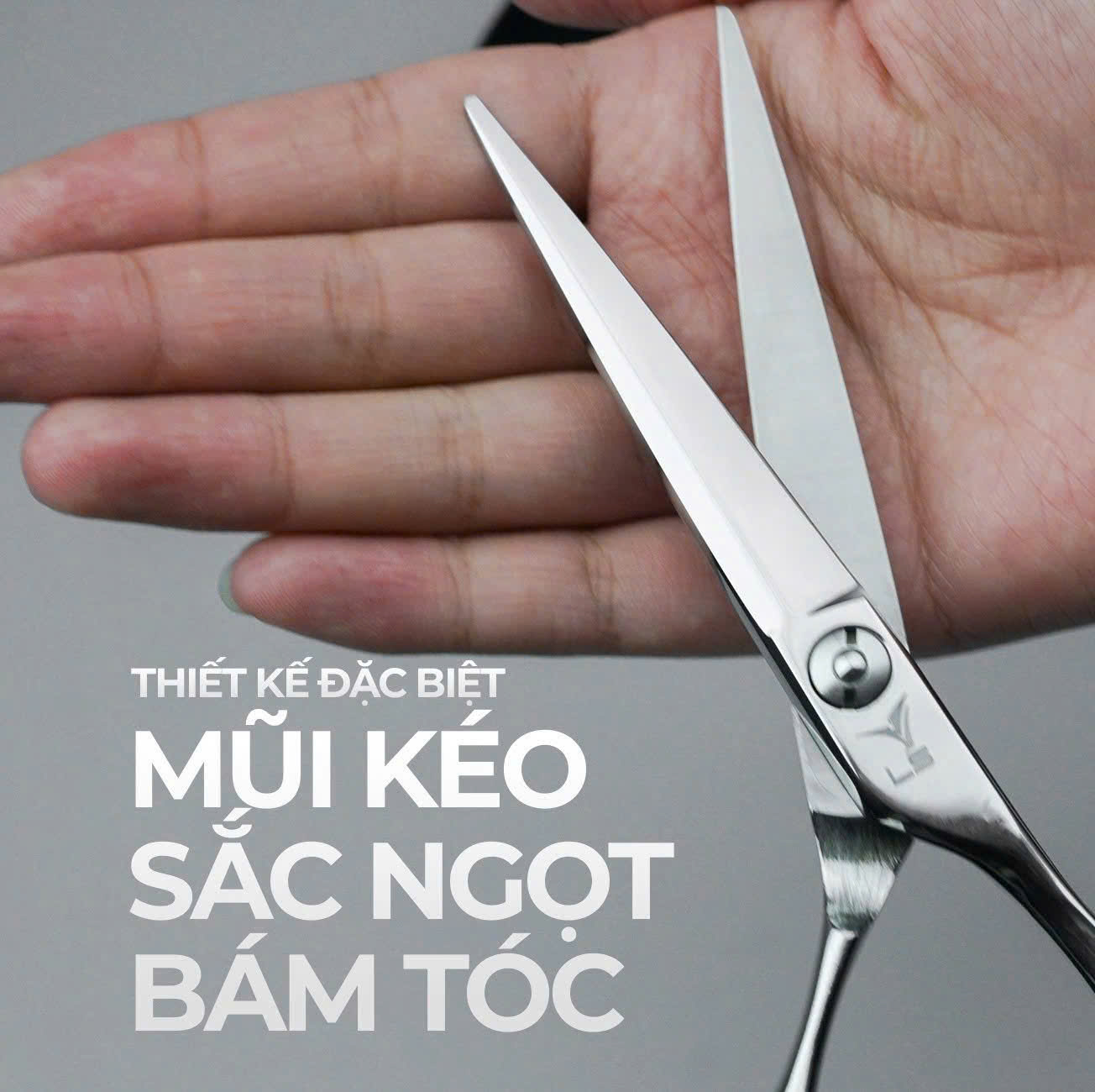 Kéo cắt tóc Viko LS BC60 size 6 inches bảo hành 2 năm_thumbnail_1