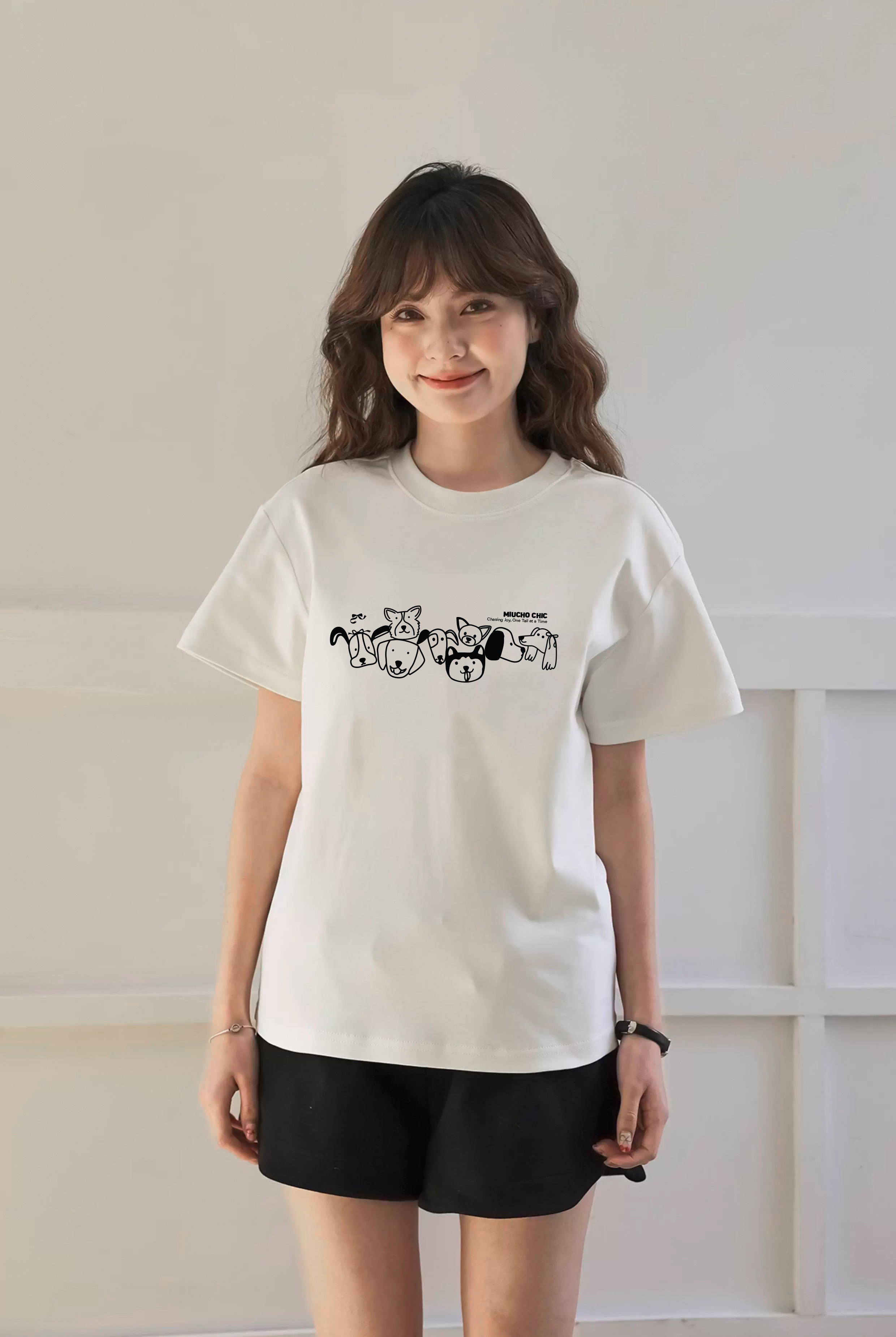 Áo thun nữ form regular ARD2412 Miucho Chic chất vải cotton cao cấp co giãn 4 chiều thoáng mát in artwork_thumbnail_3