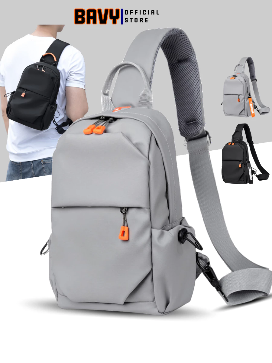 Túi đeo chéo nam chống nước, Túi chéo nam nhiều ngăn thời trang Hàn Quốc