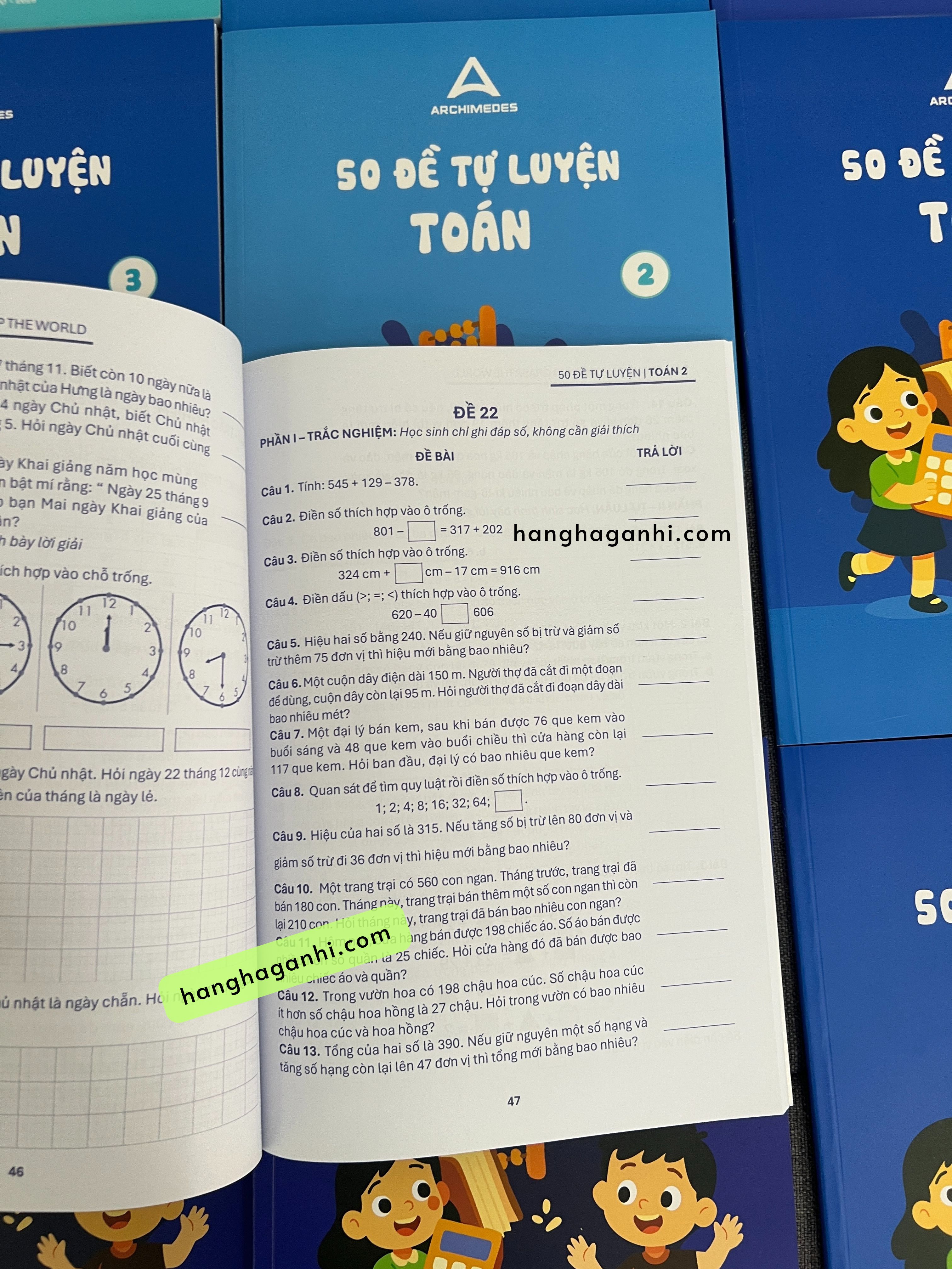 Sách Archimedes 50 đề tự luyện Toán lớp 2_thumbnail_3