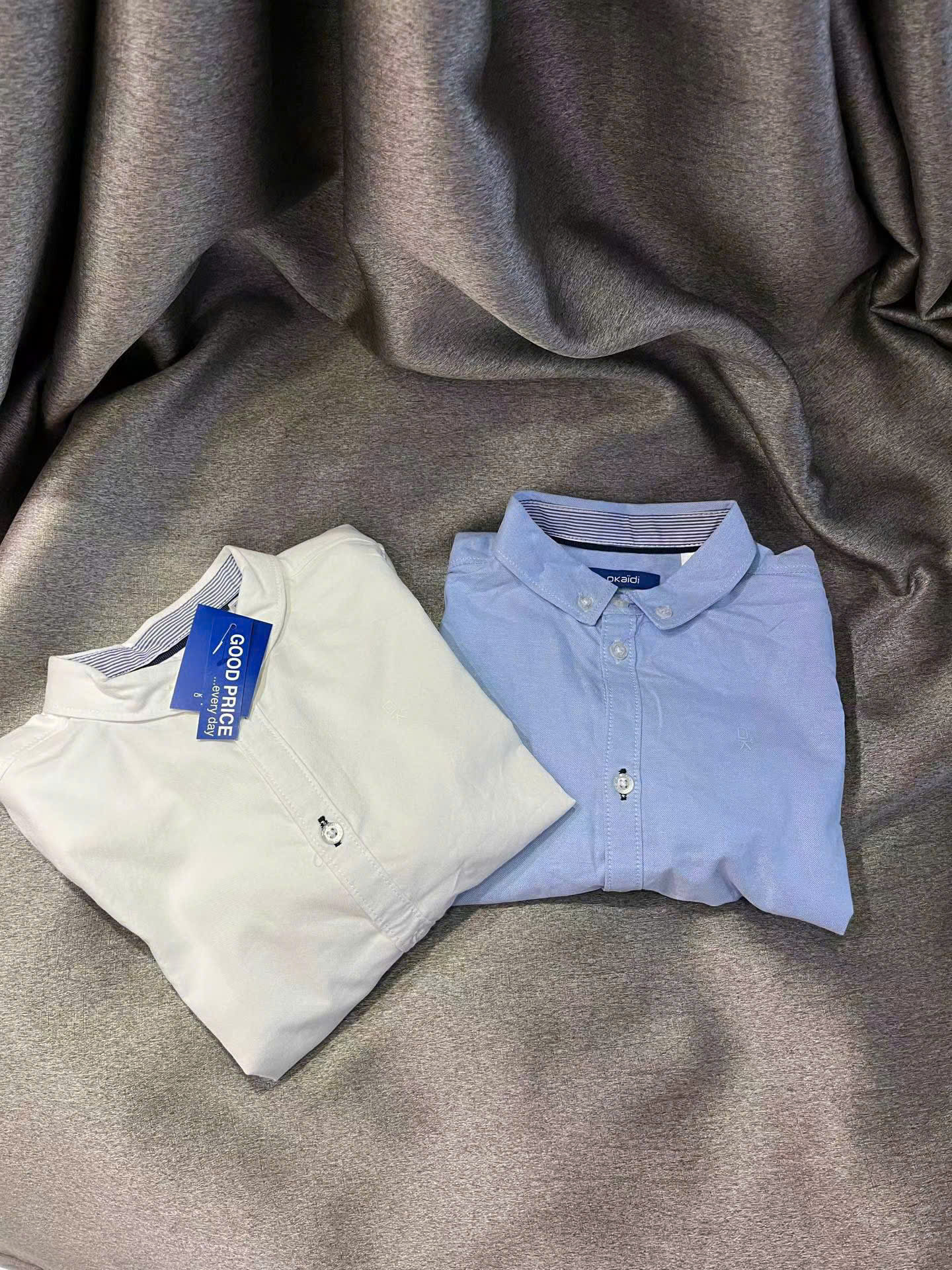 Áo somi tay dài bé ( TRẮNGG )_thumbnail_2