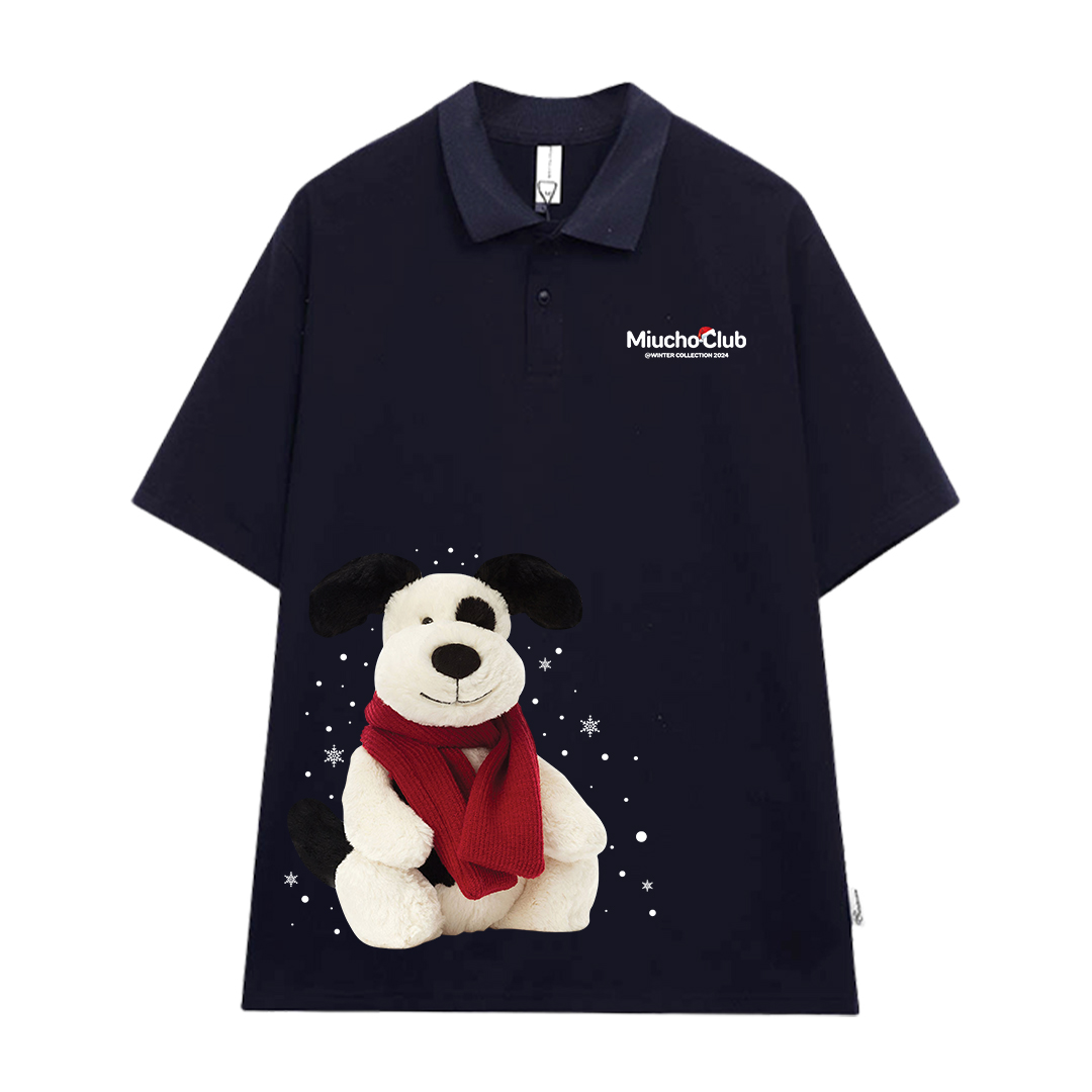 Áo polo nữ giáng sinh noel form rộng vải cotton co giãn thoáng mát PLD1714 Miucho in mix_thumbnail_11