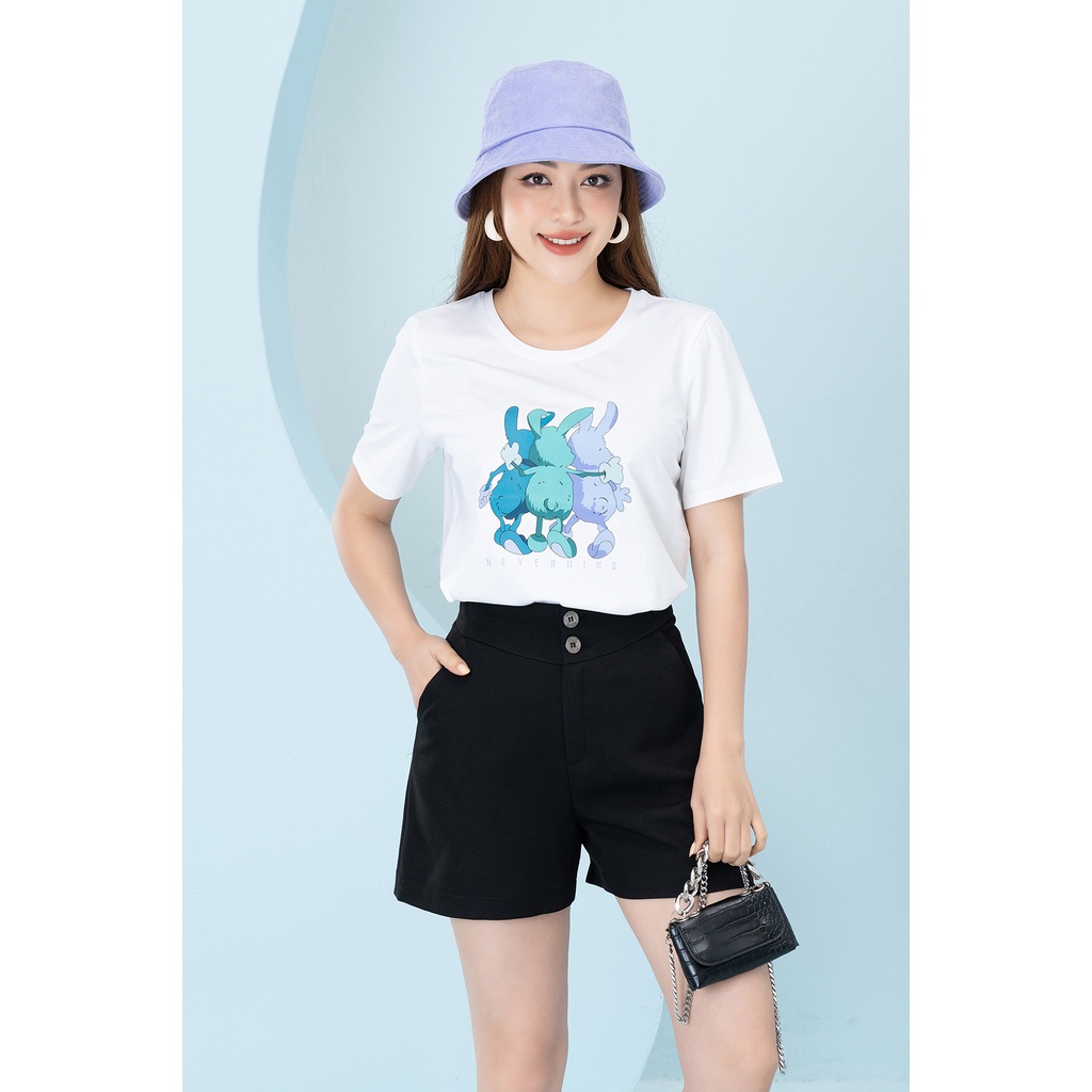 Quần short nữ cạp 2 cúc - Quần đùi nữ LOZA 3 màu - LQ302002_thumbnail_7