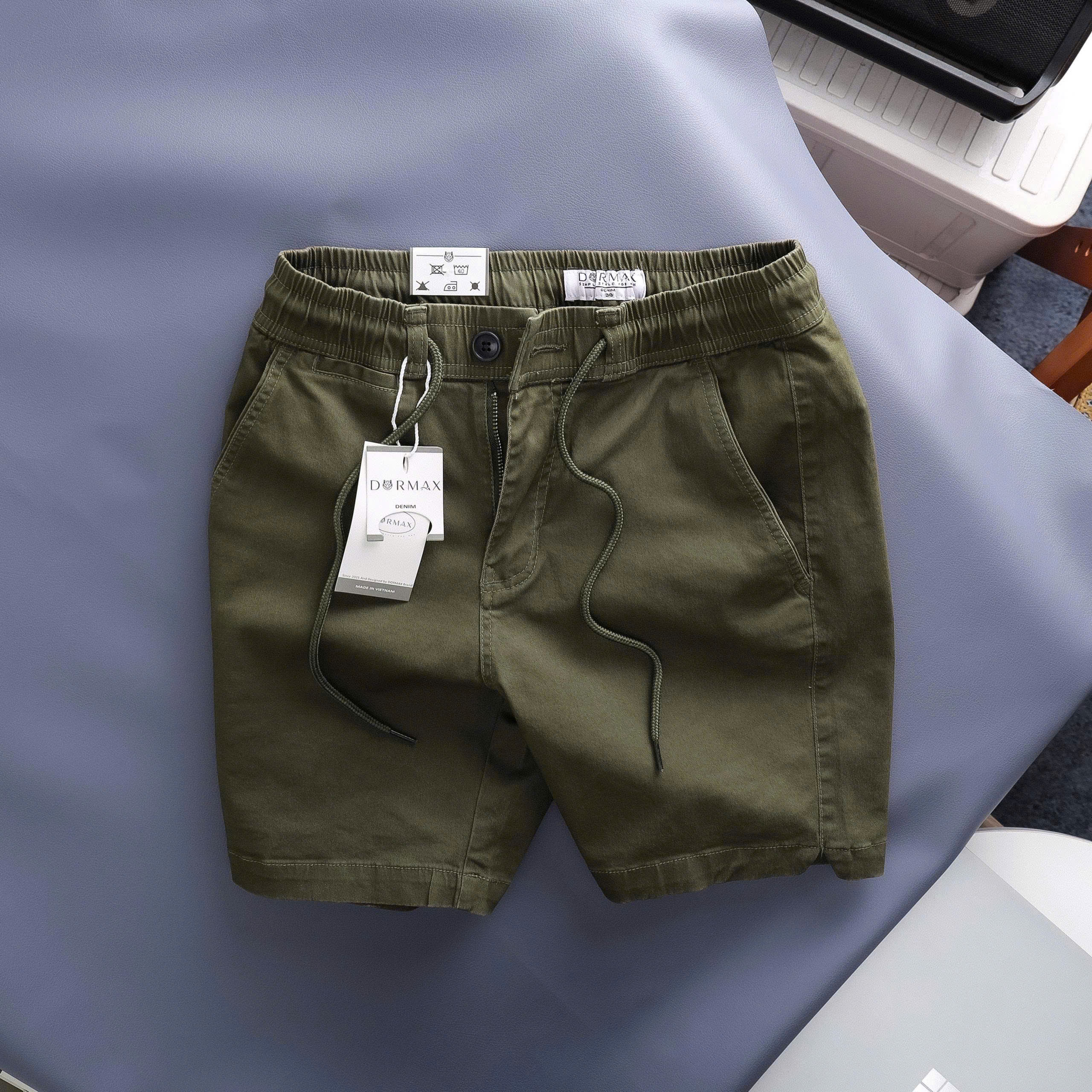 Quần short lưng thun 5M nam ( ĐEN )_thumbnail_10