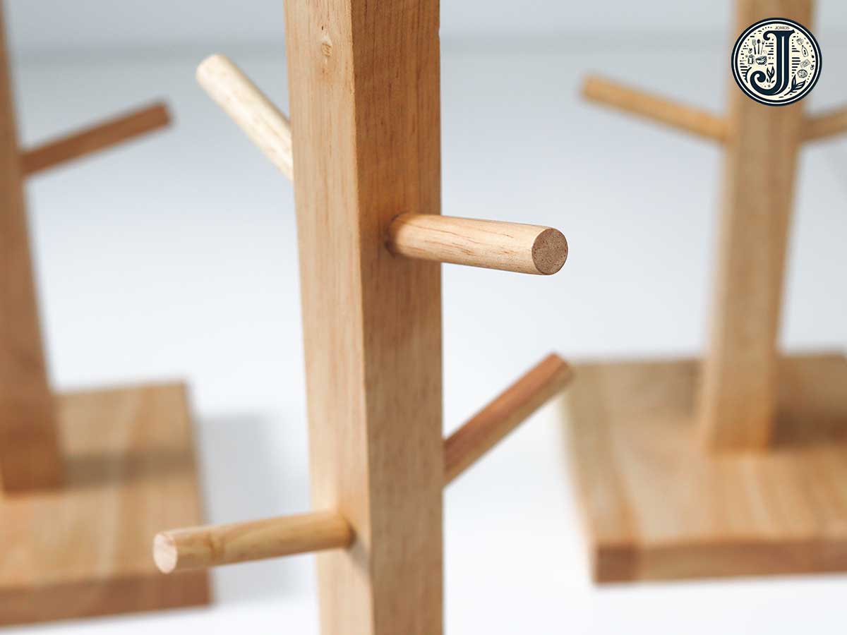 Giá treo ly bằng gỗ cao 33cm J000152_thumbnail_1