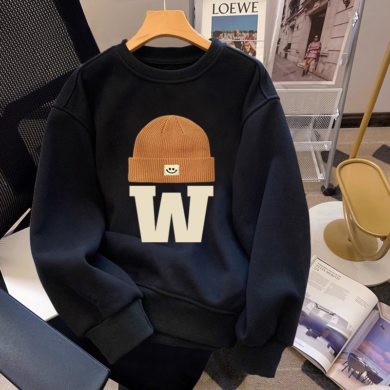 [Form Rộng] Áo sweater nữ màu đen in hình nhiều mẫu - Loza G0115_thumbnail_2