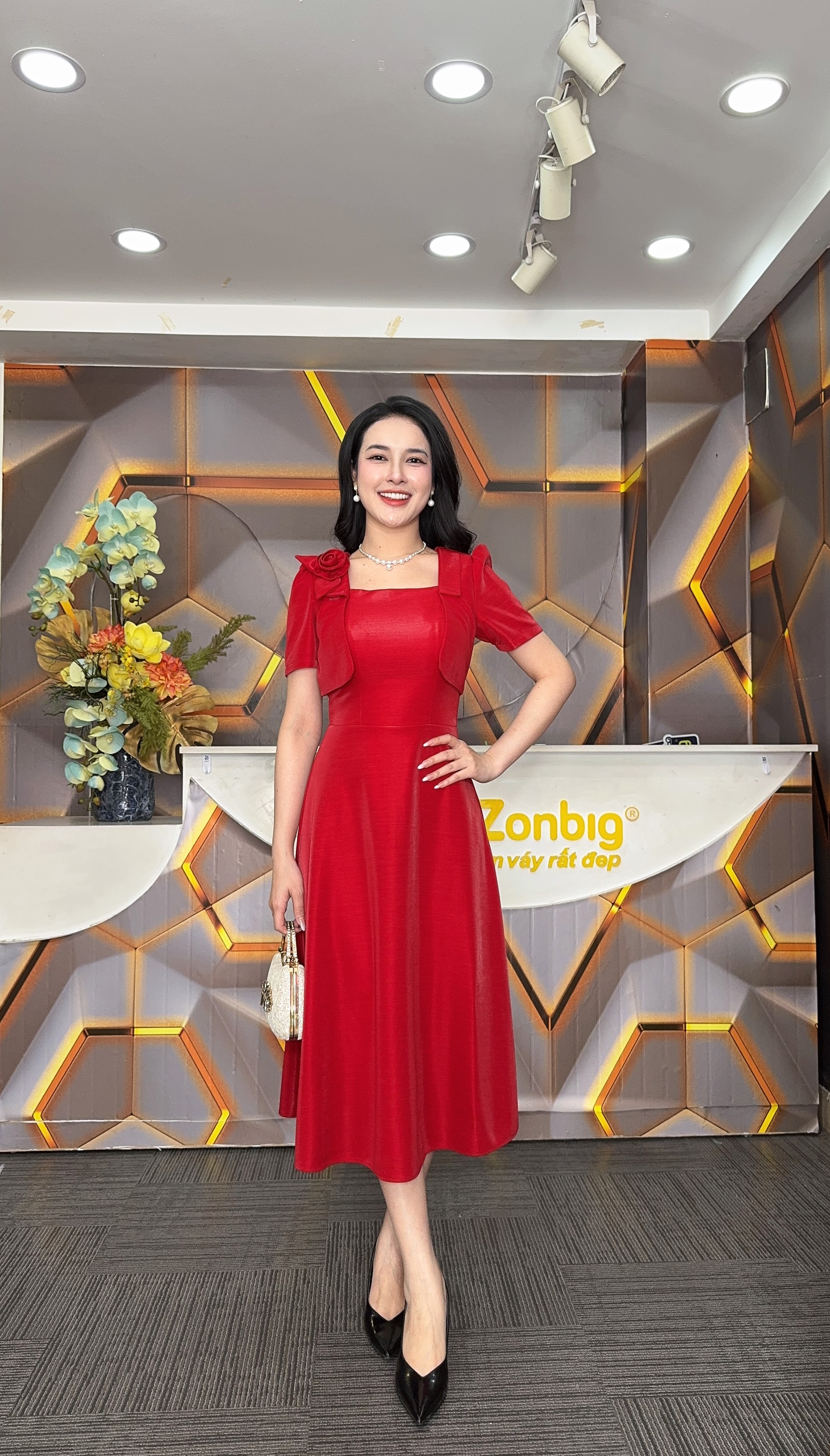 Đầm xòe - Y1897 - Thương hiệu Zonbig_thumbnail_1