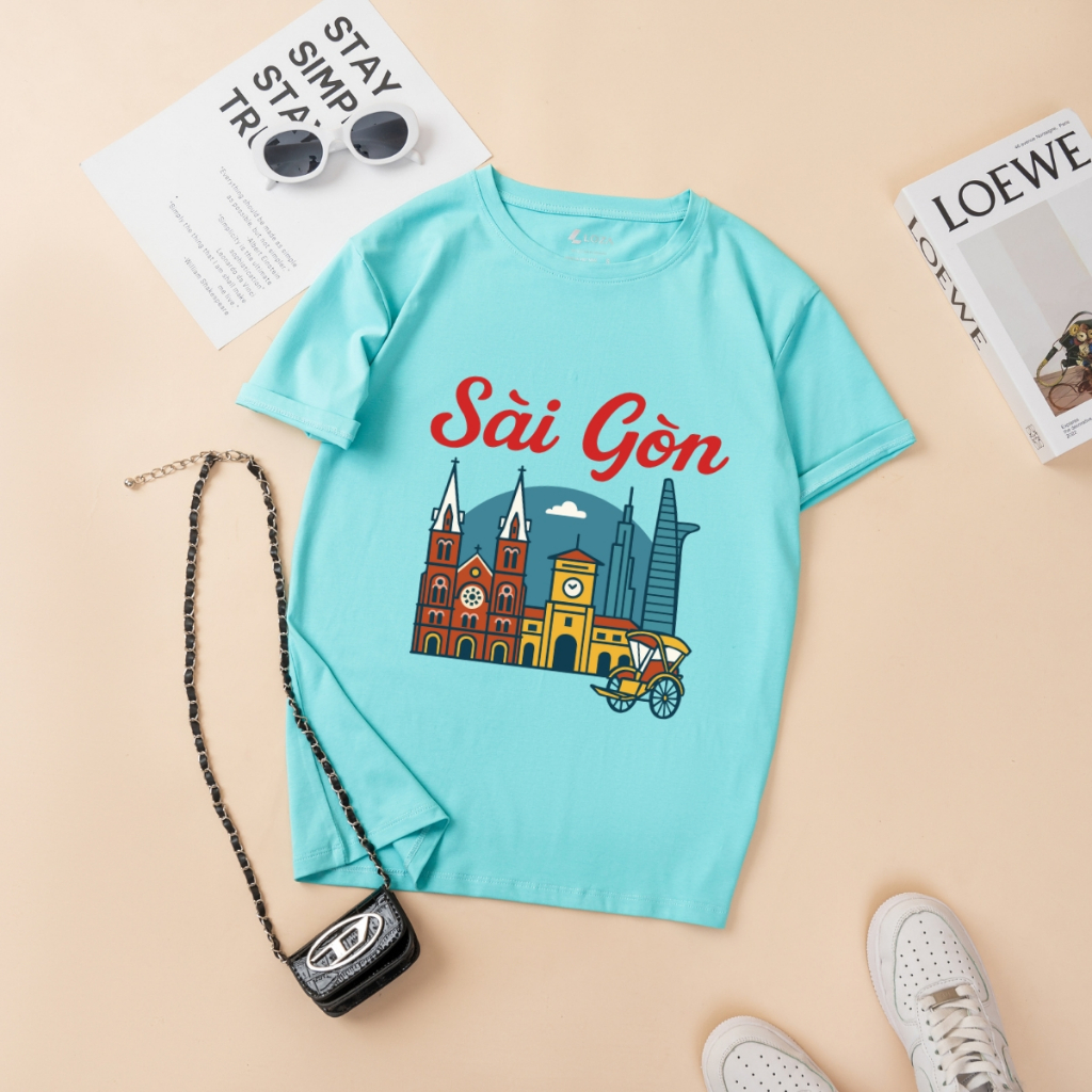 [Form rộng] Áo thun Du Lịch Sài Gòn 2025 - Áo phông nữ thời trang Loza G309_thumbnail_10