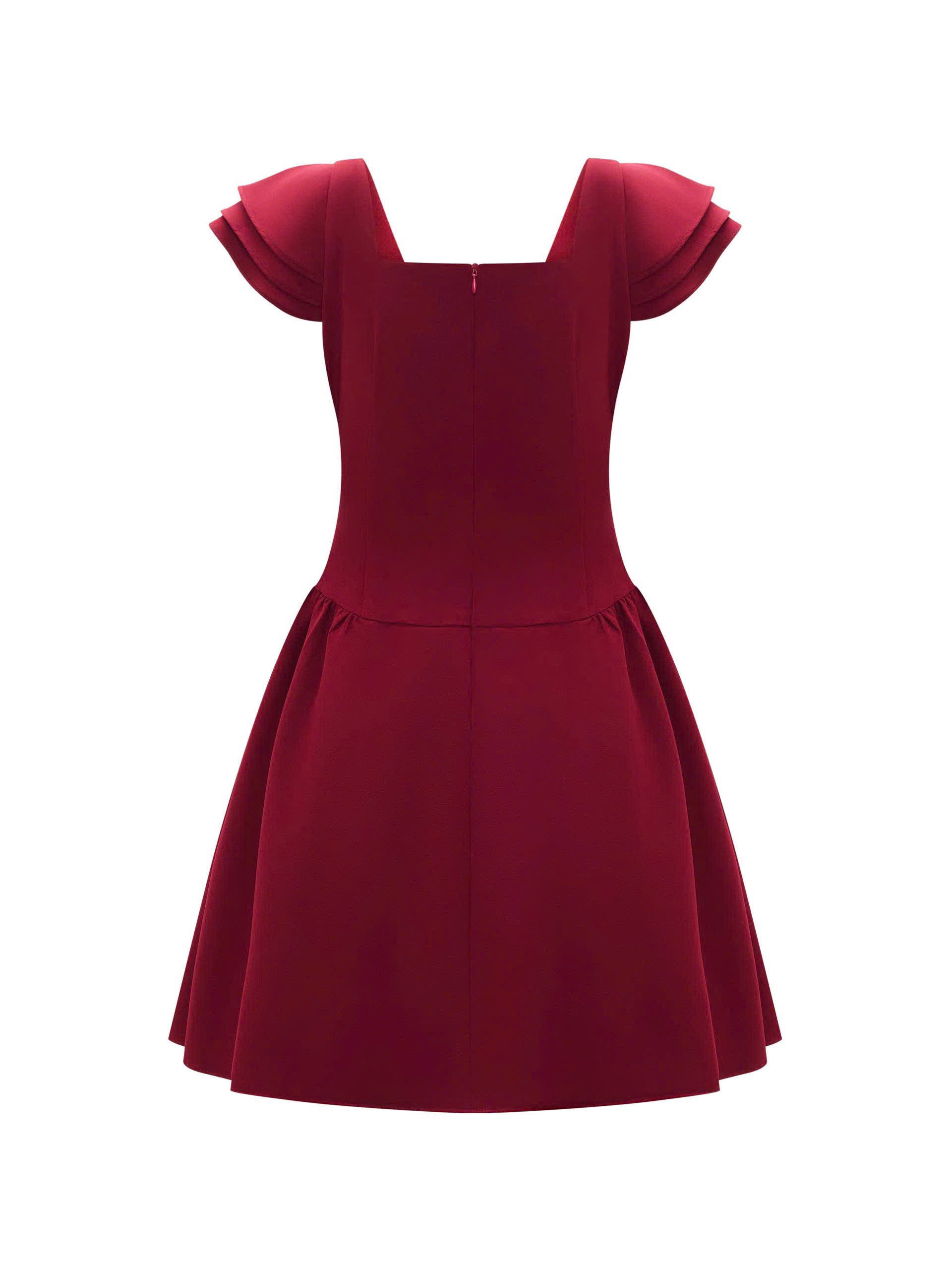 BIGSIZE - Đầm kiểu tay cánh tiên V- DA191