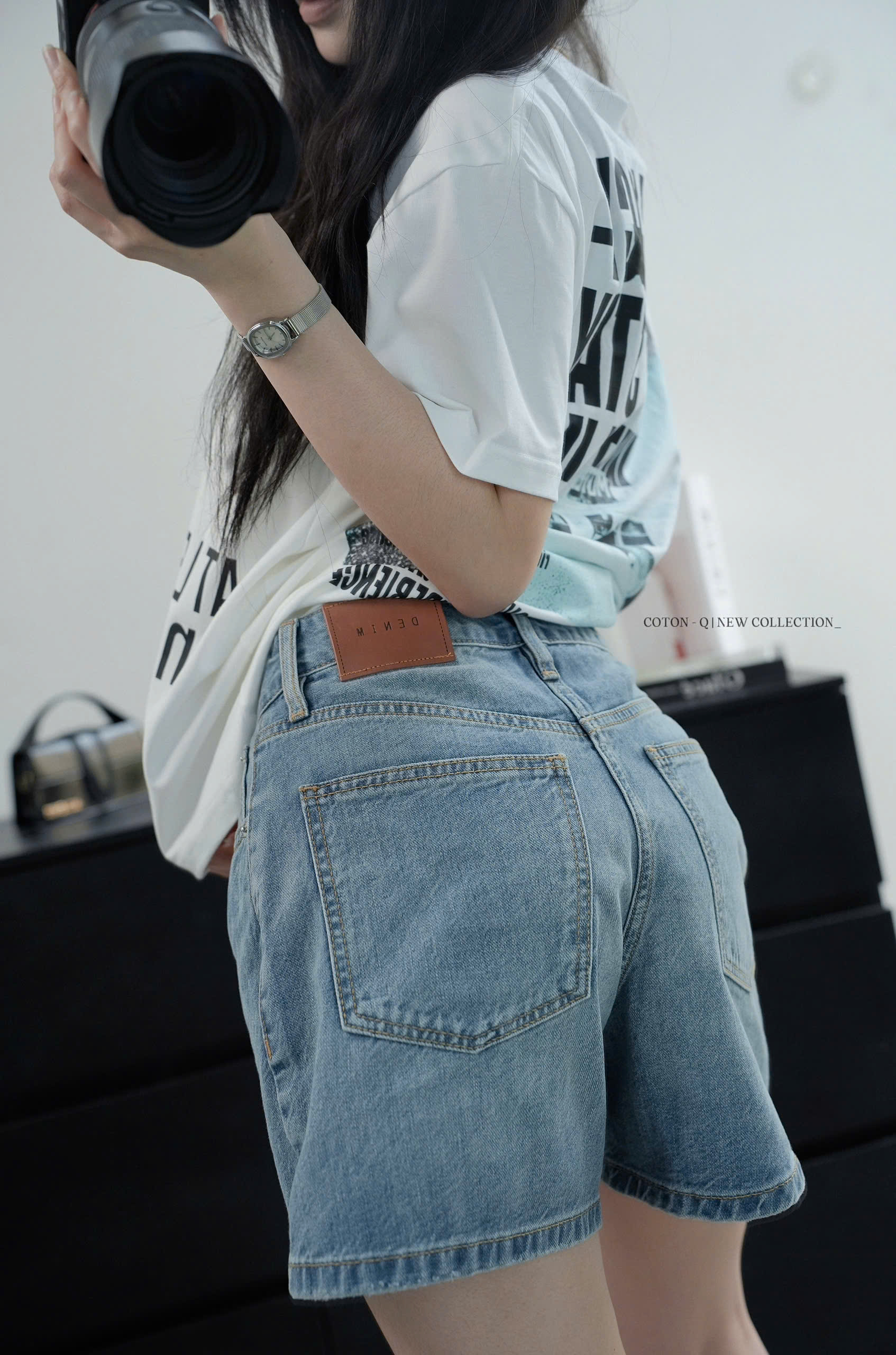 Quần short jean Coton Q_thumbnail_14