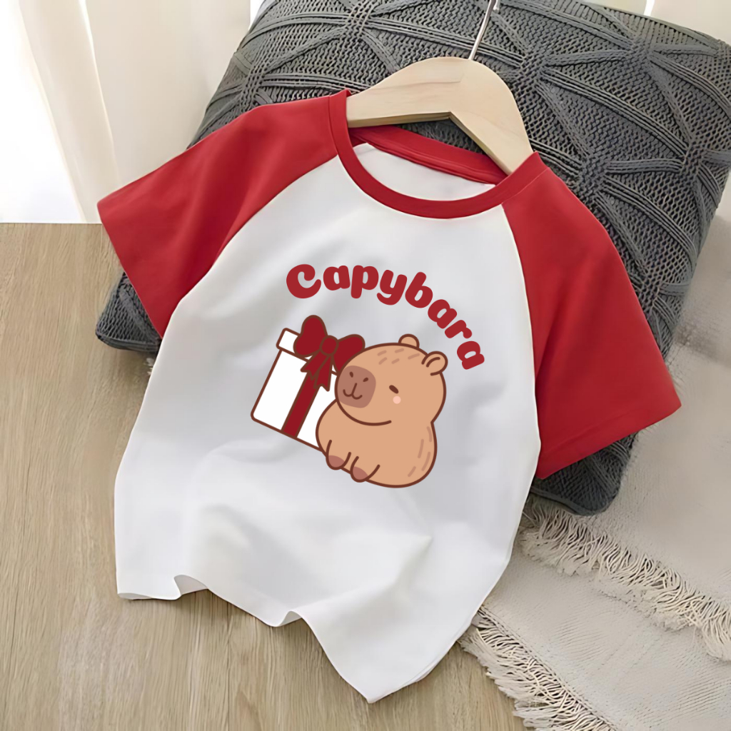 Áo thun trẻ em in hình Capybara - Loza Kids G0207_thumbnail_1