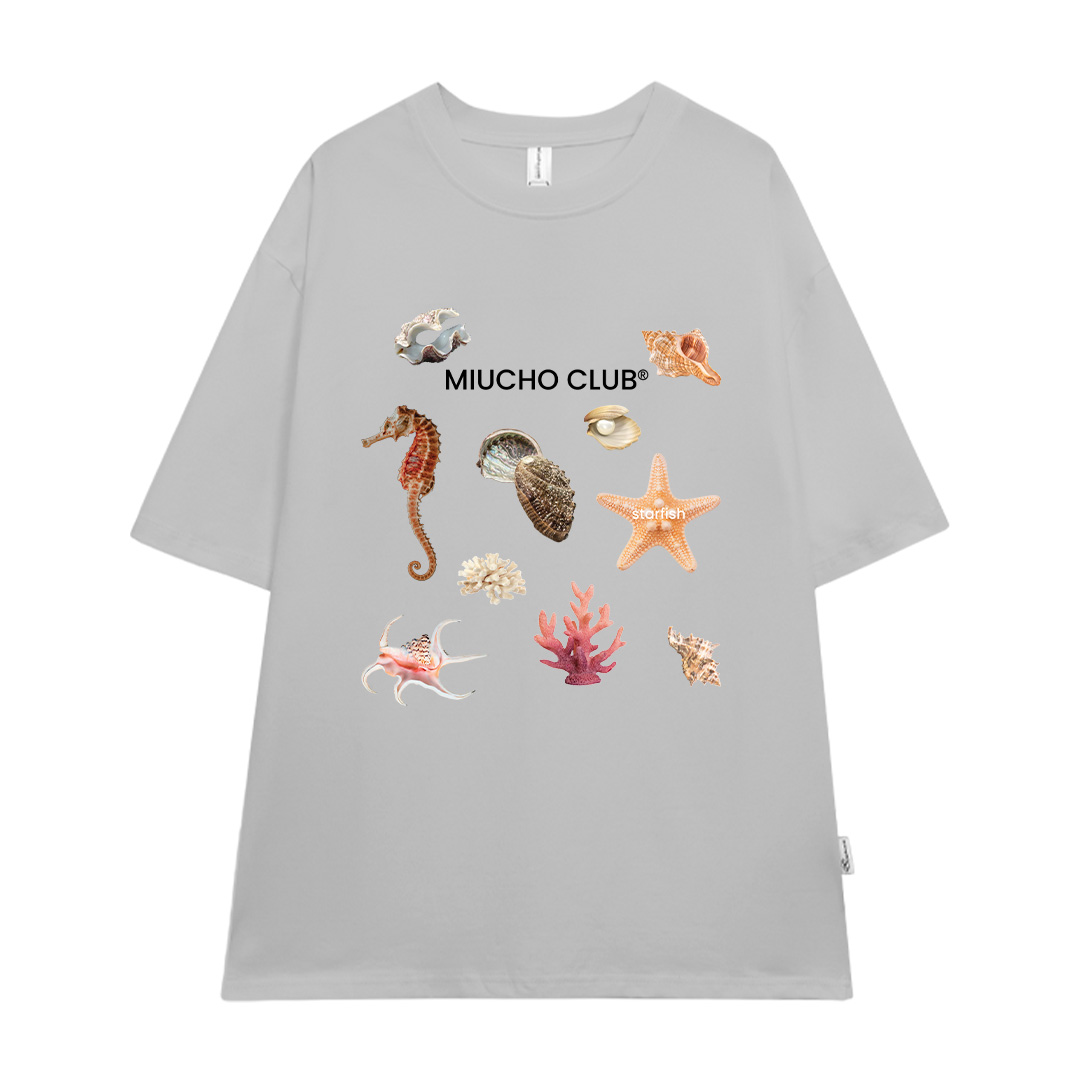 Áo thun form rộng mùa hè unisex ATD1049 Miucho cotton tay lỡ cổ tròn in mix_thumbnail_17