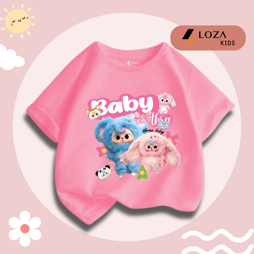 Áo phông Baby Three cho bé gái - Áo phông trẻ em Loza Kids - CA003_thumbnail_13