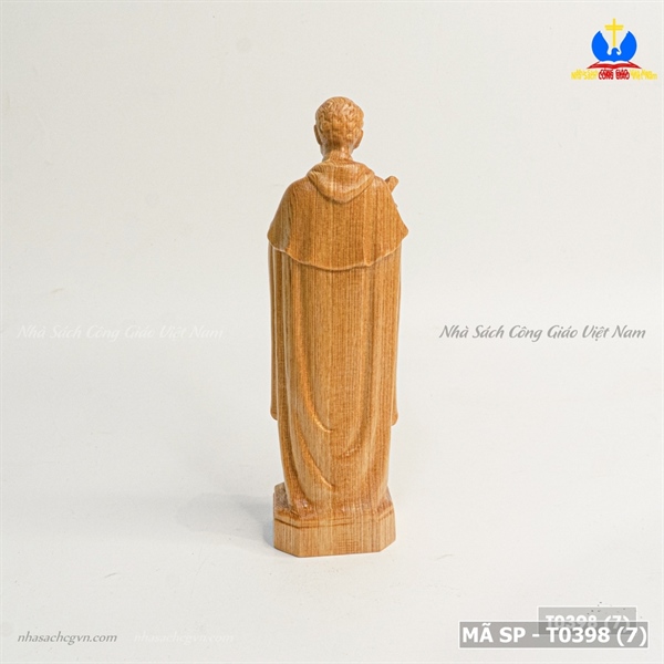 Tượng Thánh Martin 15cm gỗ Pơmu_thumbnail_1