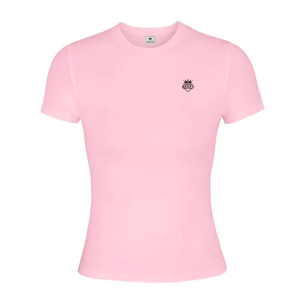 Áo baby tee form ôm Miucho visco dày dặn thoáng mát thấm hút tốt in logo basic 2728_thumbnail_13