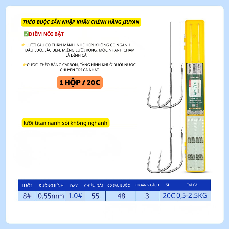 Hộp Thẻo Thi Đấu JIUJAN Lưỡi Nanh Sói Không Nhạnh_thumbnail_11