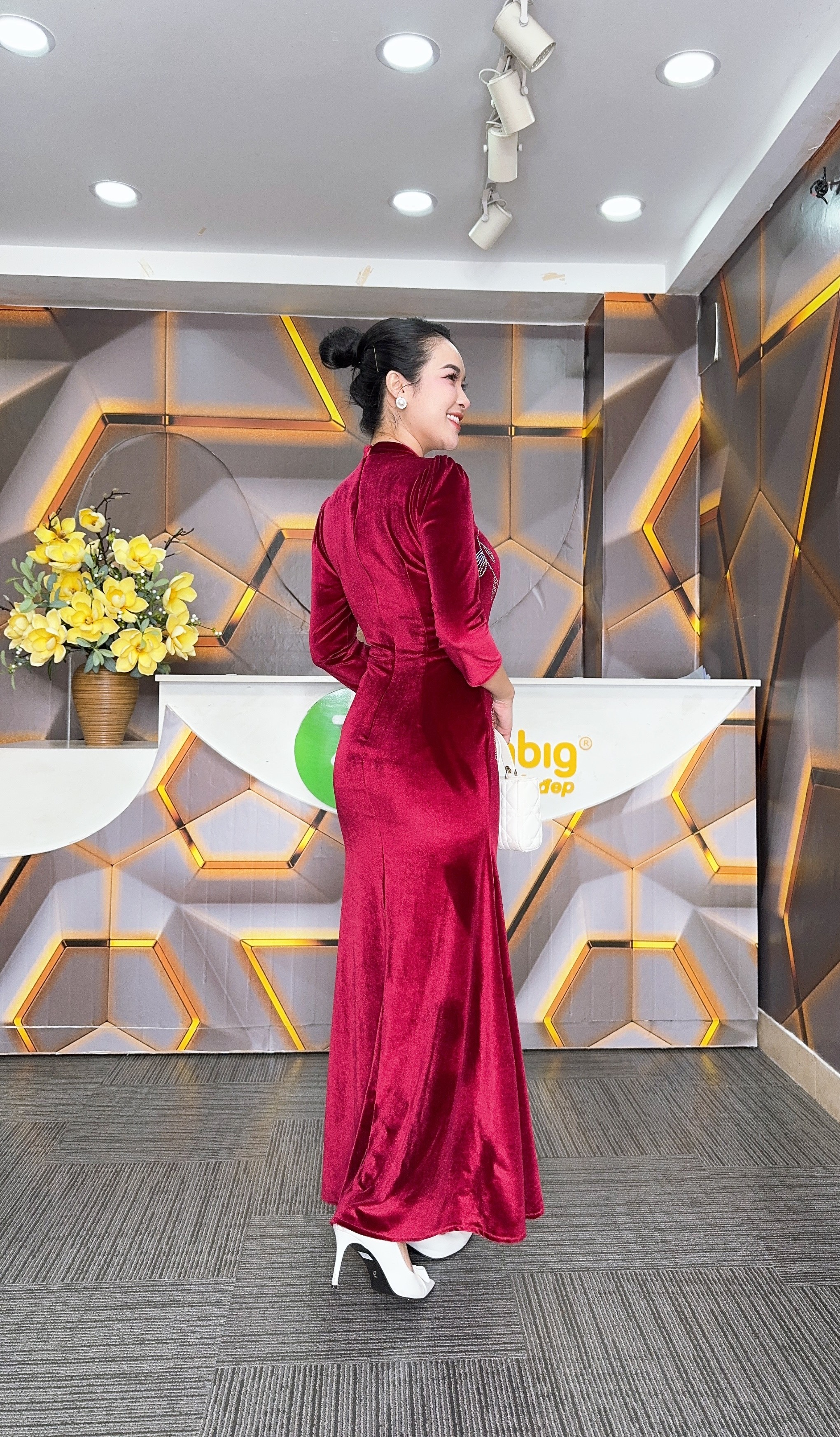 Đầm nhung - Y1784 - Thương hiệu Zonbig_thumbnail_6