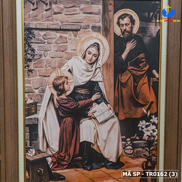 Tranh Gia Đình Thánh Gia 65x85cm khung HQ ✔_thumbnail_2