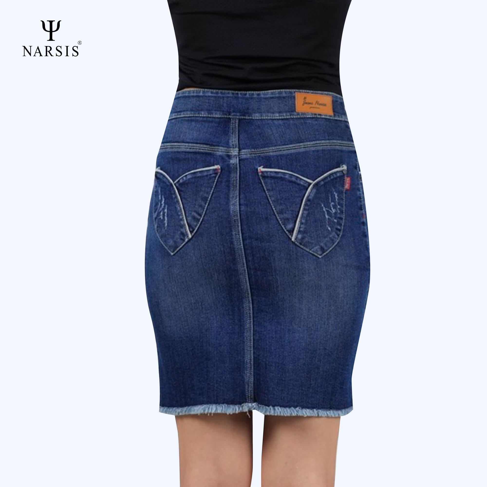 VÁY NỮ B7011 NARSIS CHẤT LIỆU JEAN BỀN BỈ, CÁ TÍNH, TRẺ TRUNG, THỜI TRANG, TRẺ TRUNG, THỜI TRANG