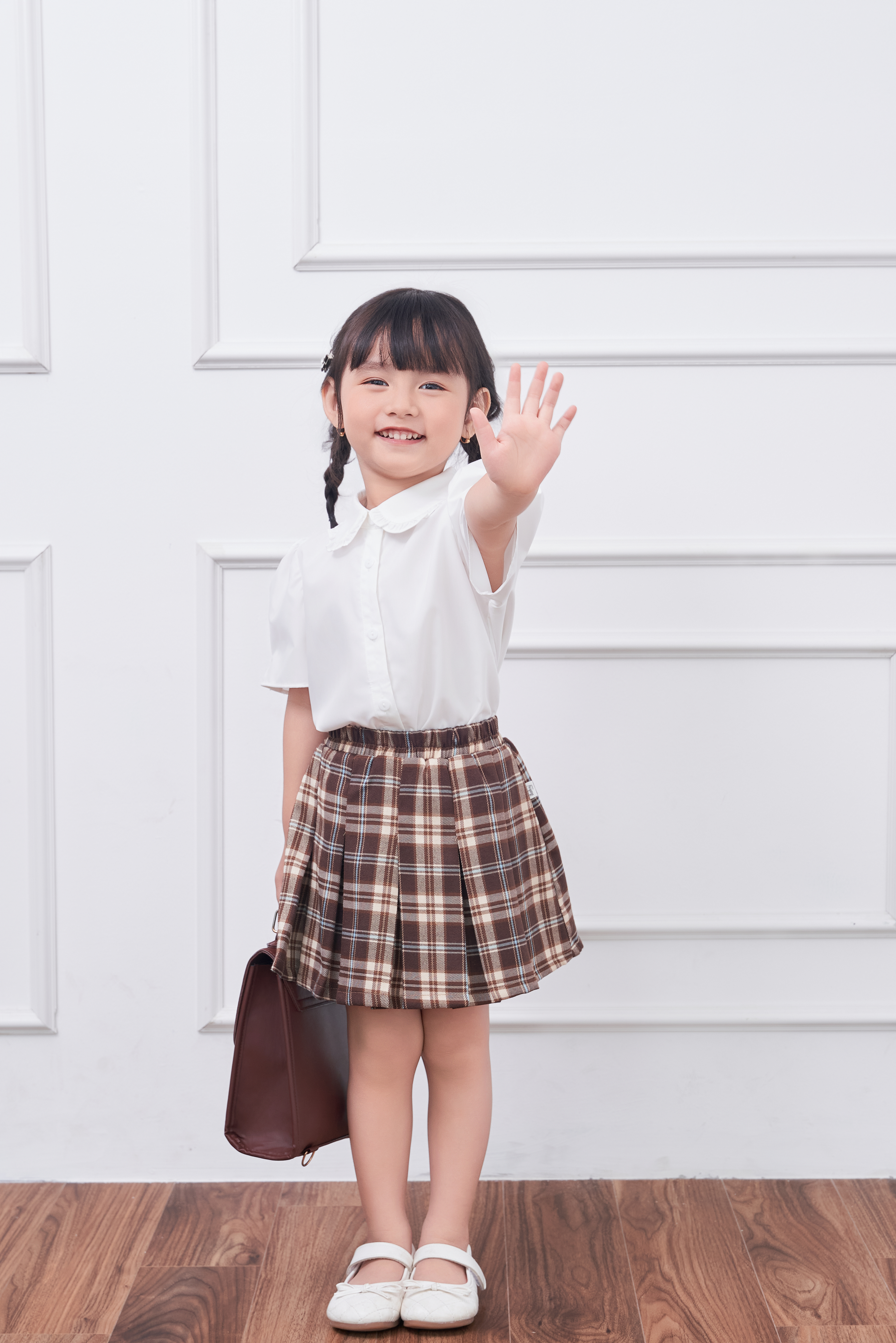 Sơ mi cổ đức phối bèo