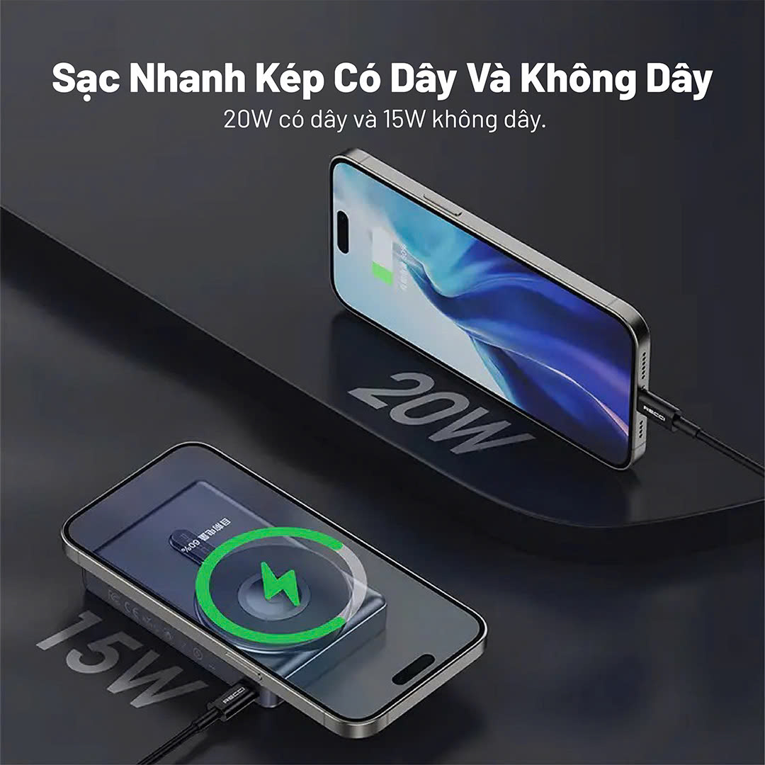 Sạc dự phòng Recci Trắng - RPB-W19-WHITE_thumbnail_6