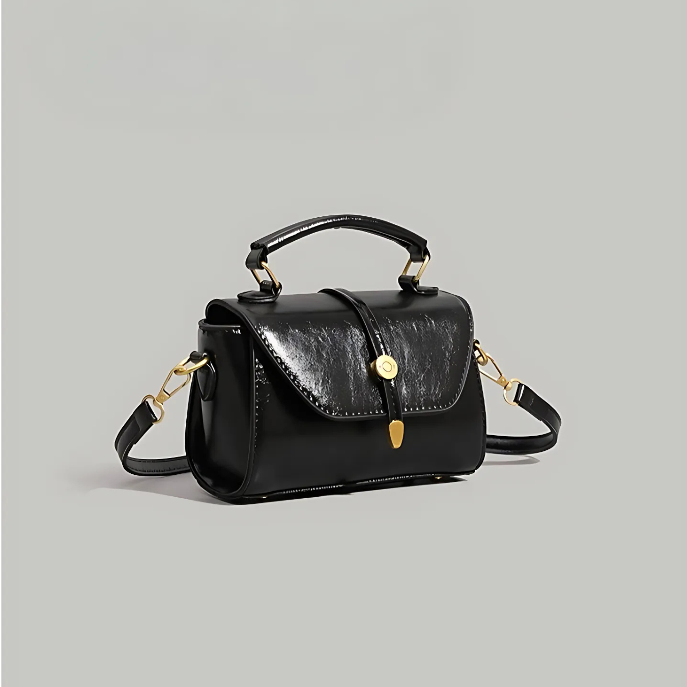 Túi Xách UHE Noira, Da Mịn Cao Cấp Chống Trầy Xước, Nắp Gập Thanh Lịch Sang Trọng-Quà Tặng Phái Đẹp